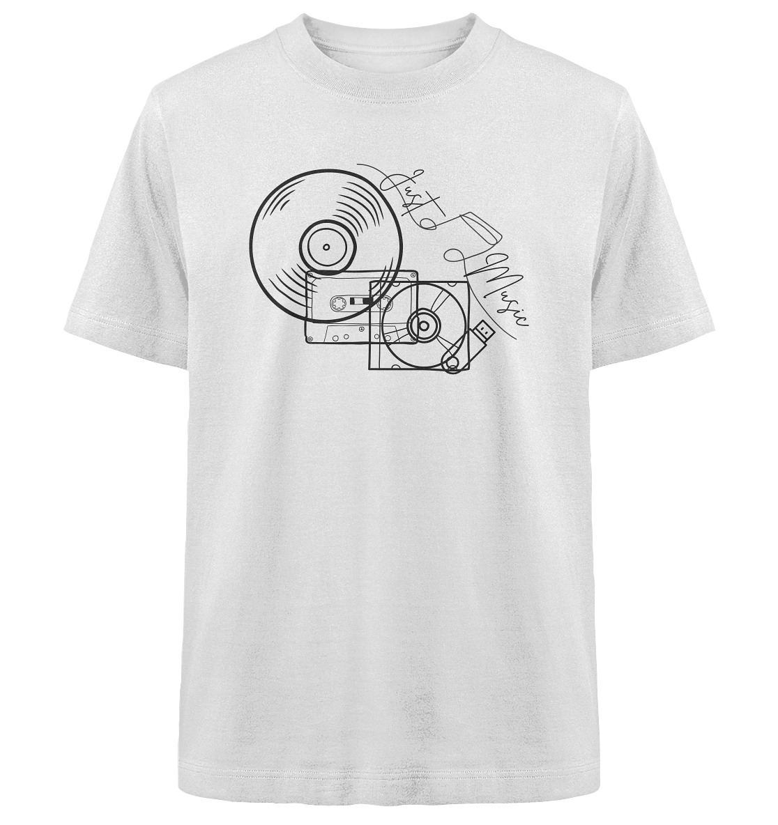 JUSTMUSIC! - Heavy Oversized Organic Shirt