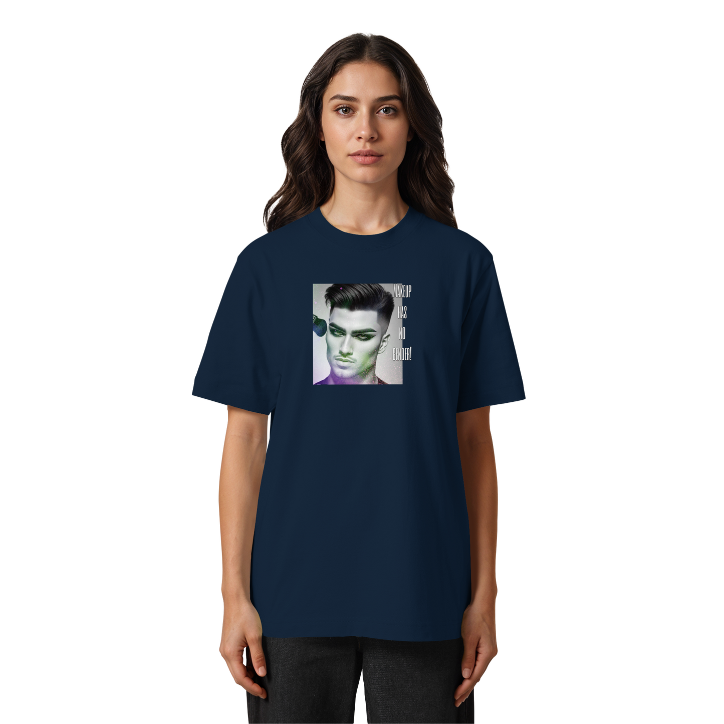 MAKEUPHASNOGENDER! - Heavy Oversized Organic Shirt