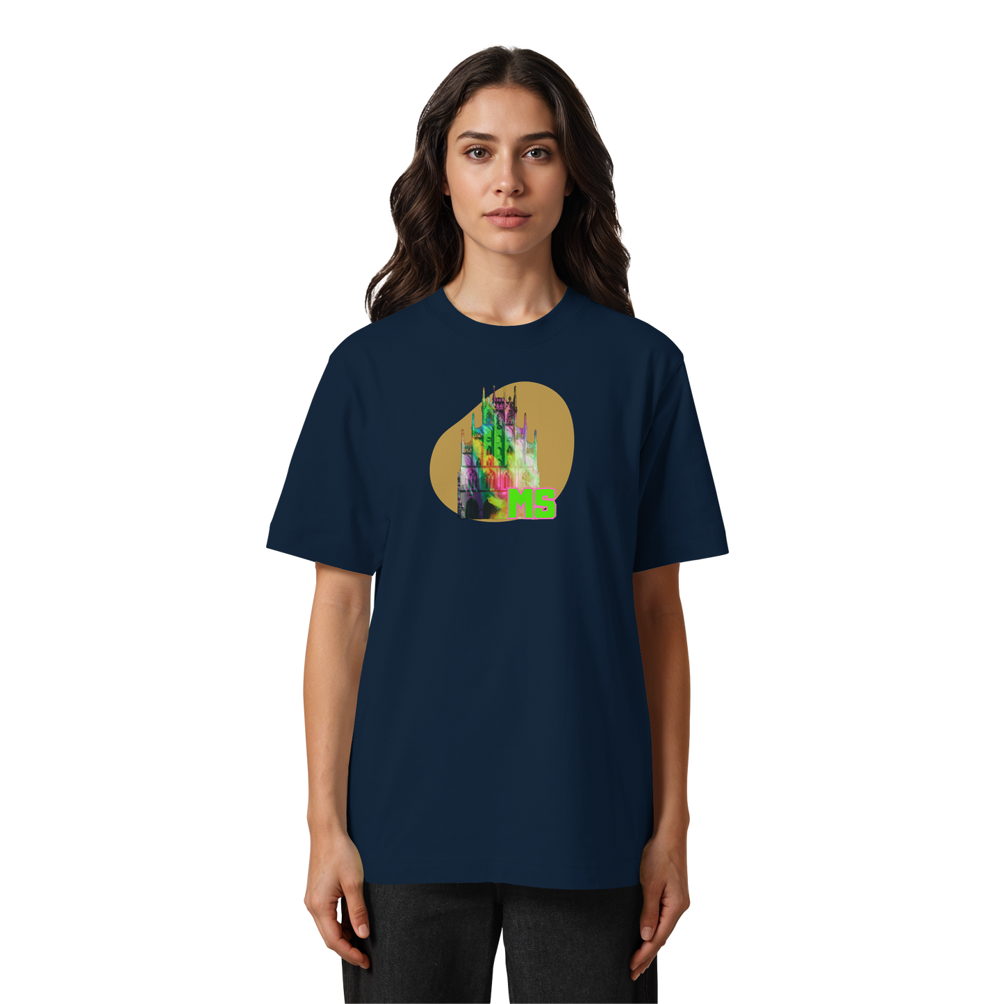 COLORFULTOWNHALL! - Heavy Oversized Organic Shirt