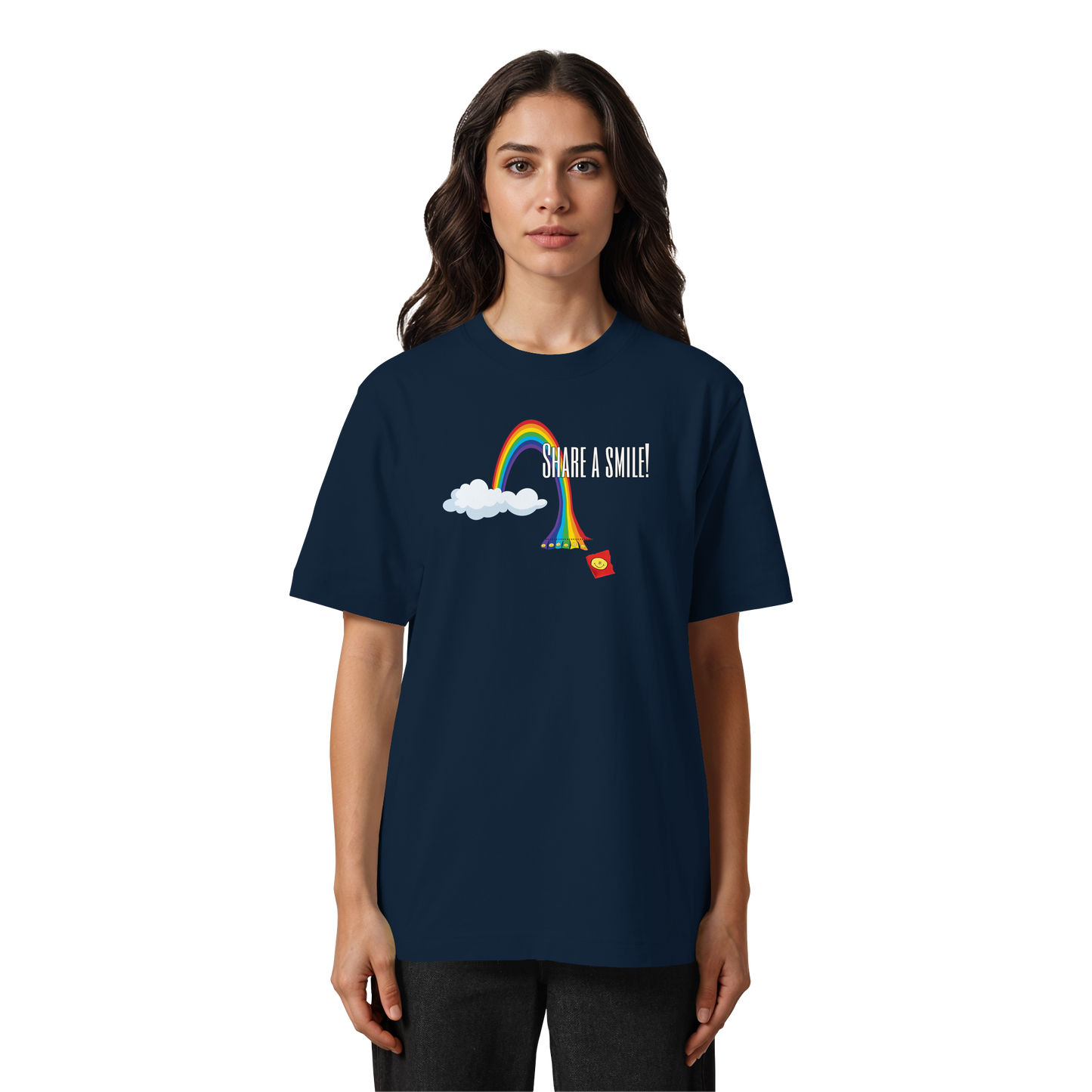 SHAREASMILE! - Heavy Oversized Organic Shirt