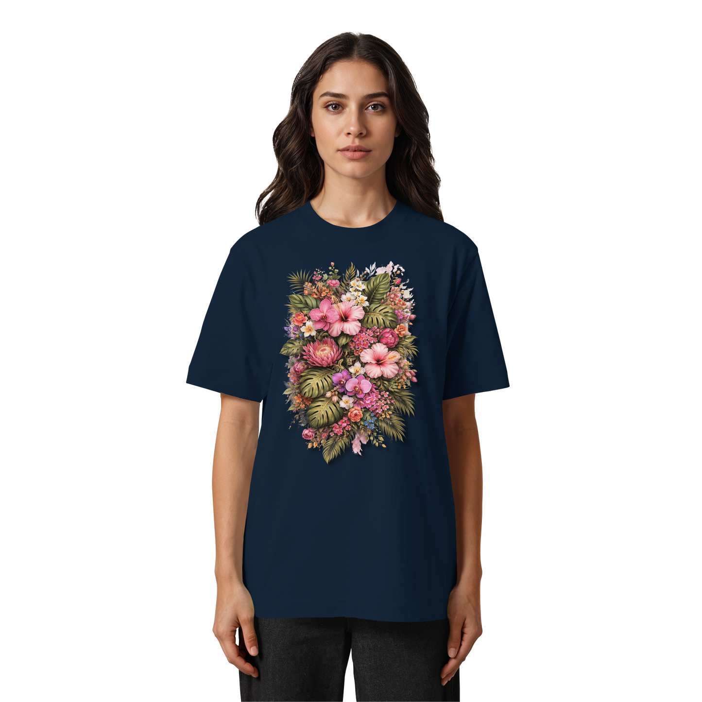 FLOWER POWER! - Heavy Oversized Organic Shirt