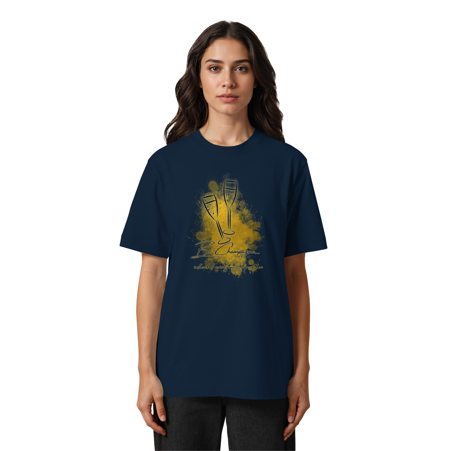 CHAMPAGNE! - Heavy Oversized Organic Shirt