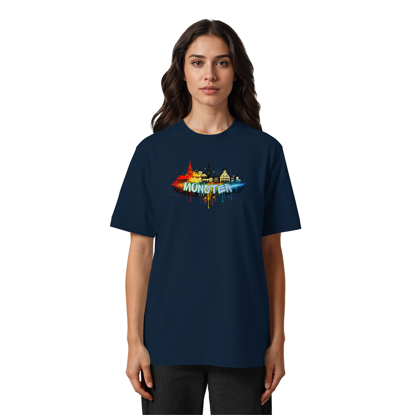 MÜNSTERSPRAY! - Heavy Oversized Organic Shirt