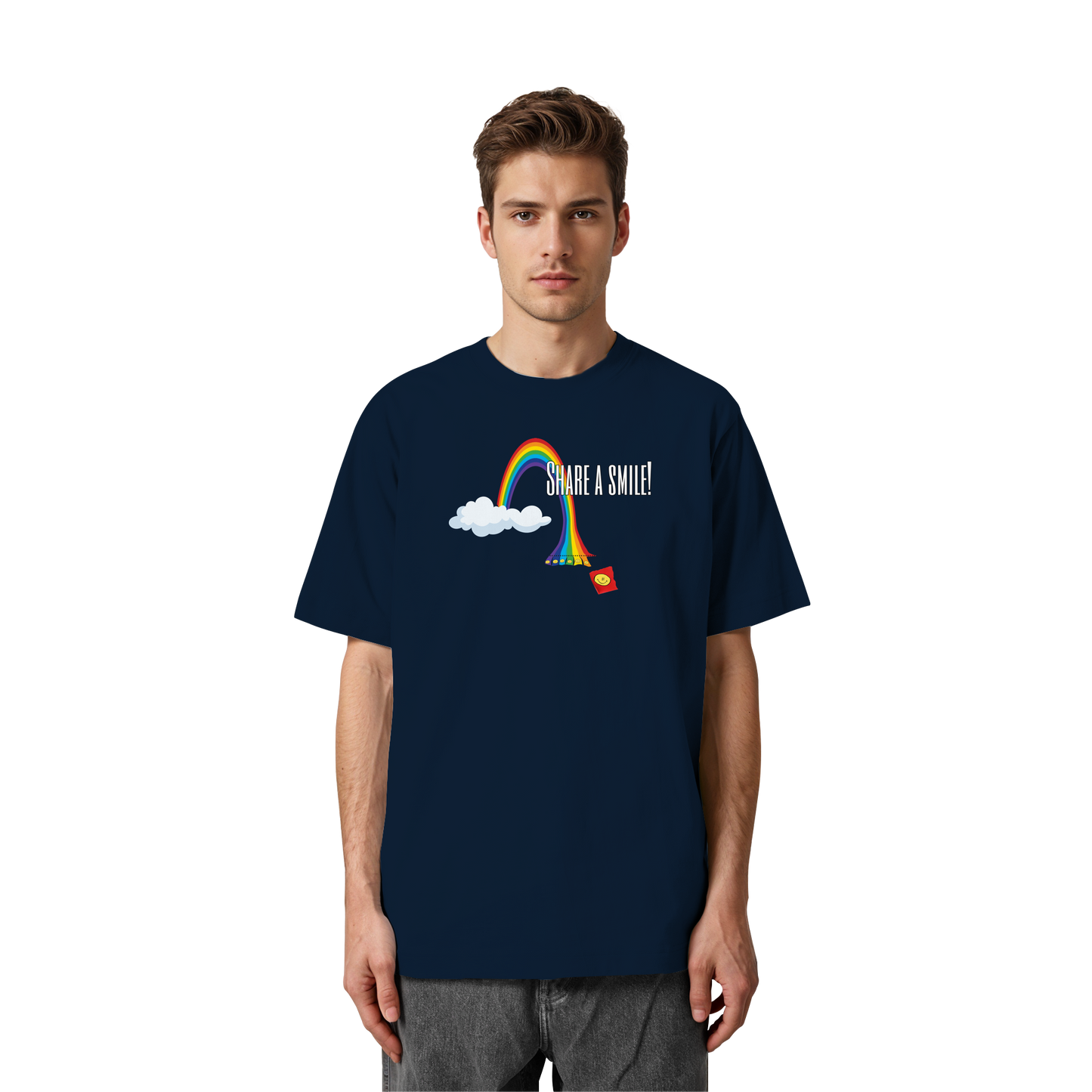 SHAREASMILE! - Heavy Oversized Organic Shirt
