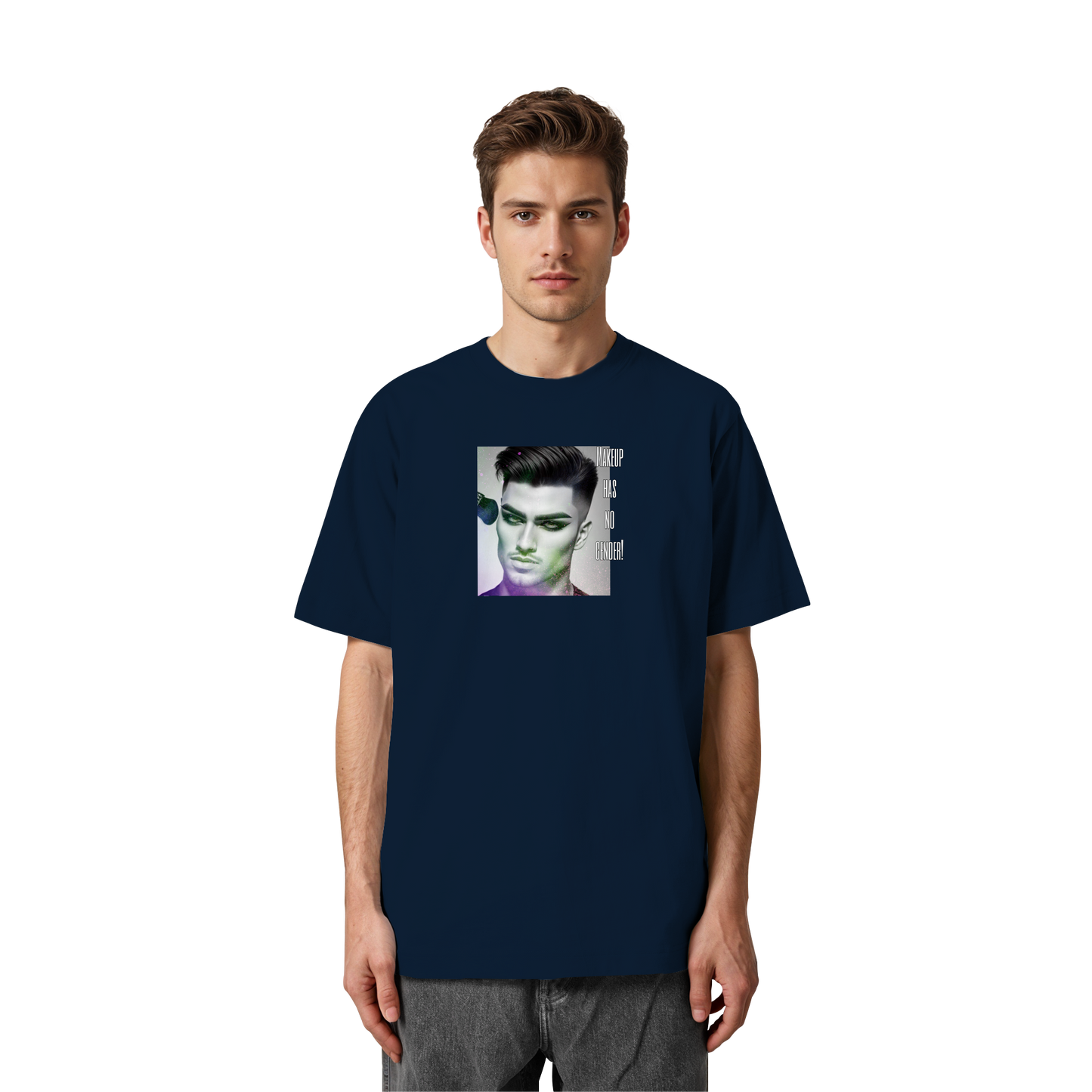 MAKEUPHASNOGENDER! - Heavy Oversized Organic Shirt