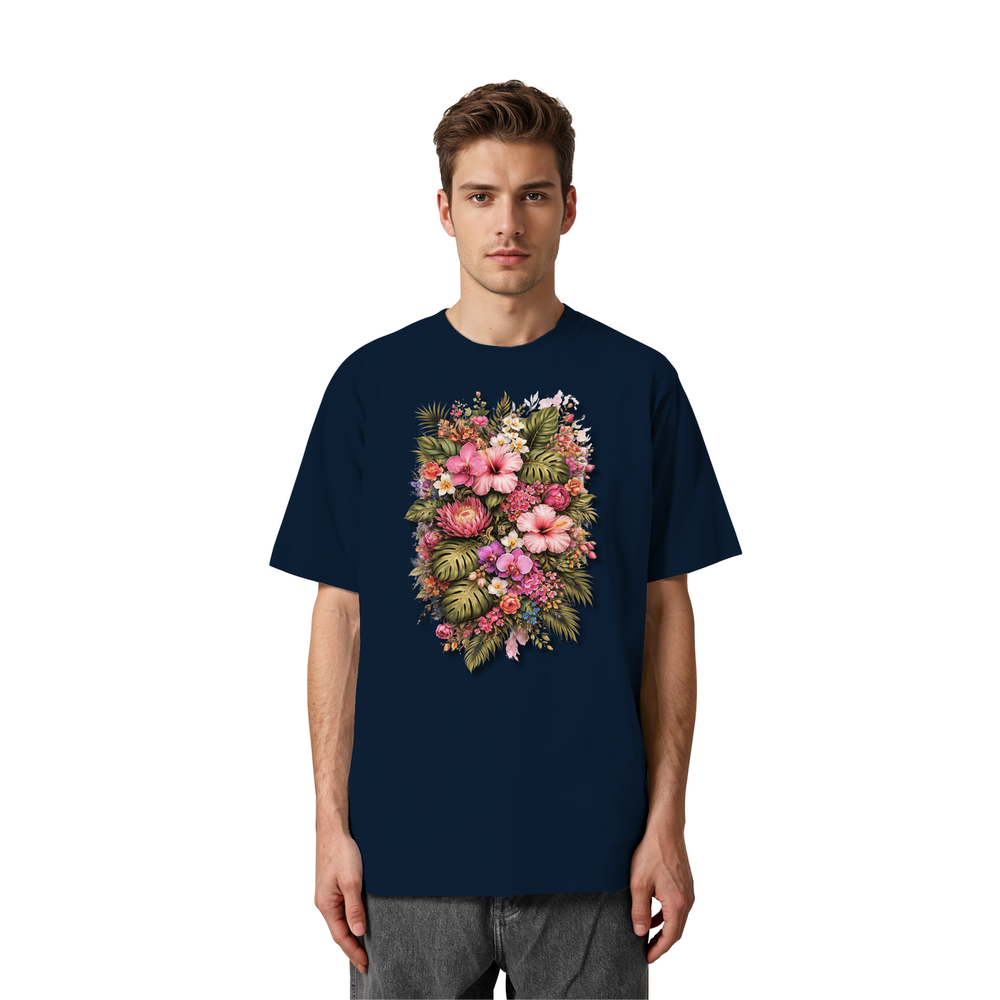 FLOWER POWER! - Heavy Oversized Organic Shirt