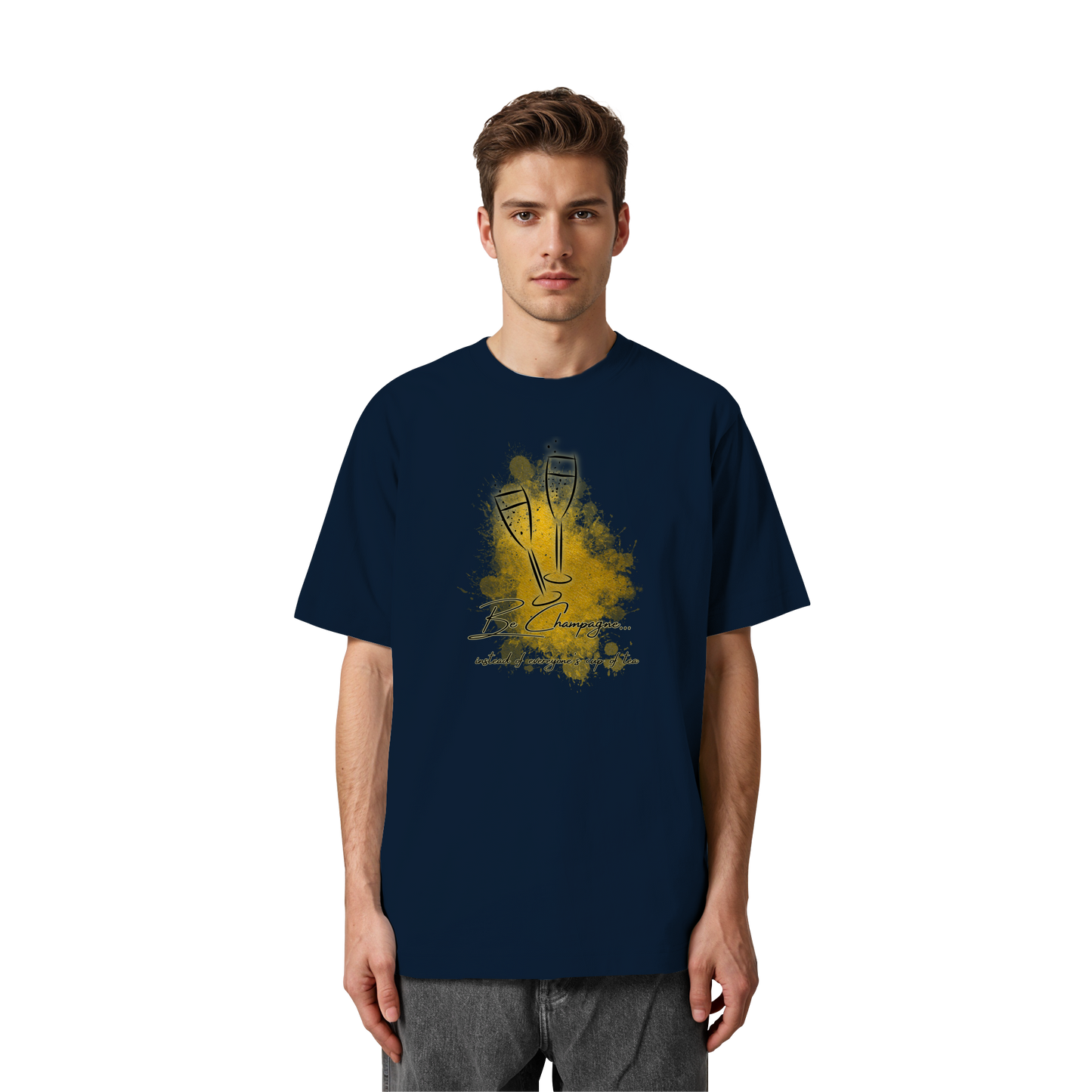 CHAMPAGNE! - Heavy Oversized Organic Shirt