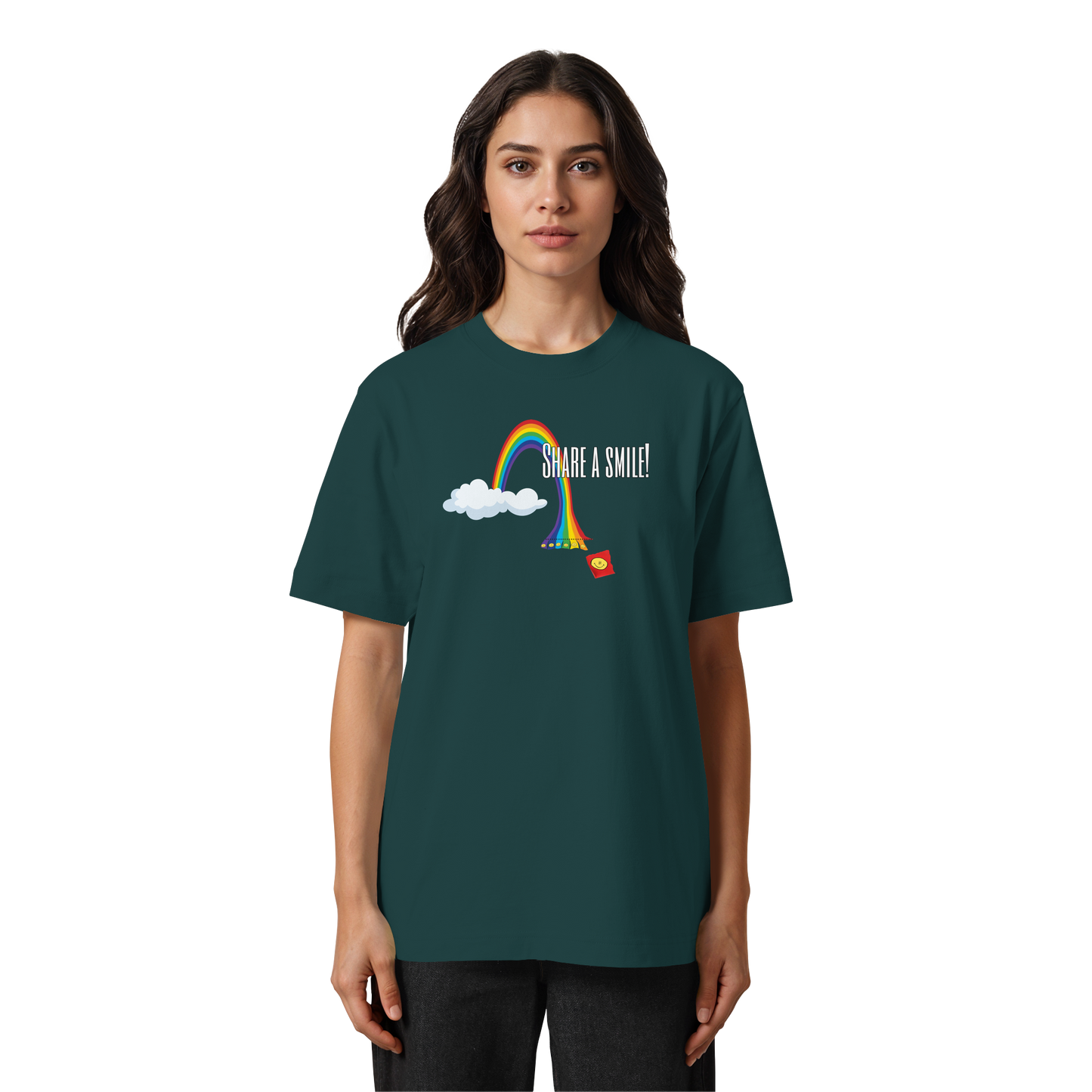 SHAREASMILE! - Heavy Oversized Organic Shirt