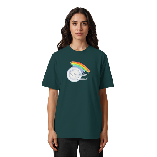 SCHAUÜBERDENTELLERRAND! - Heavy Oversized Organic Shirt