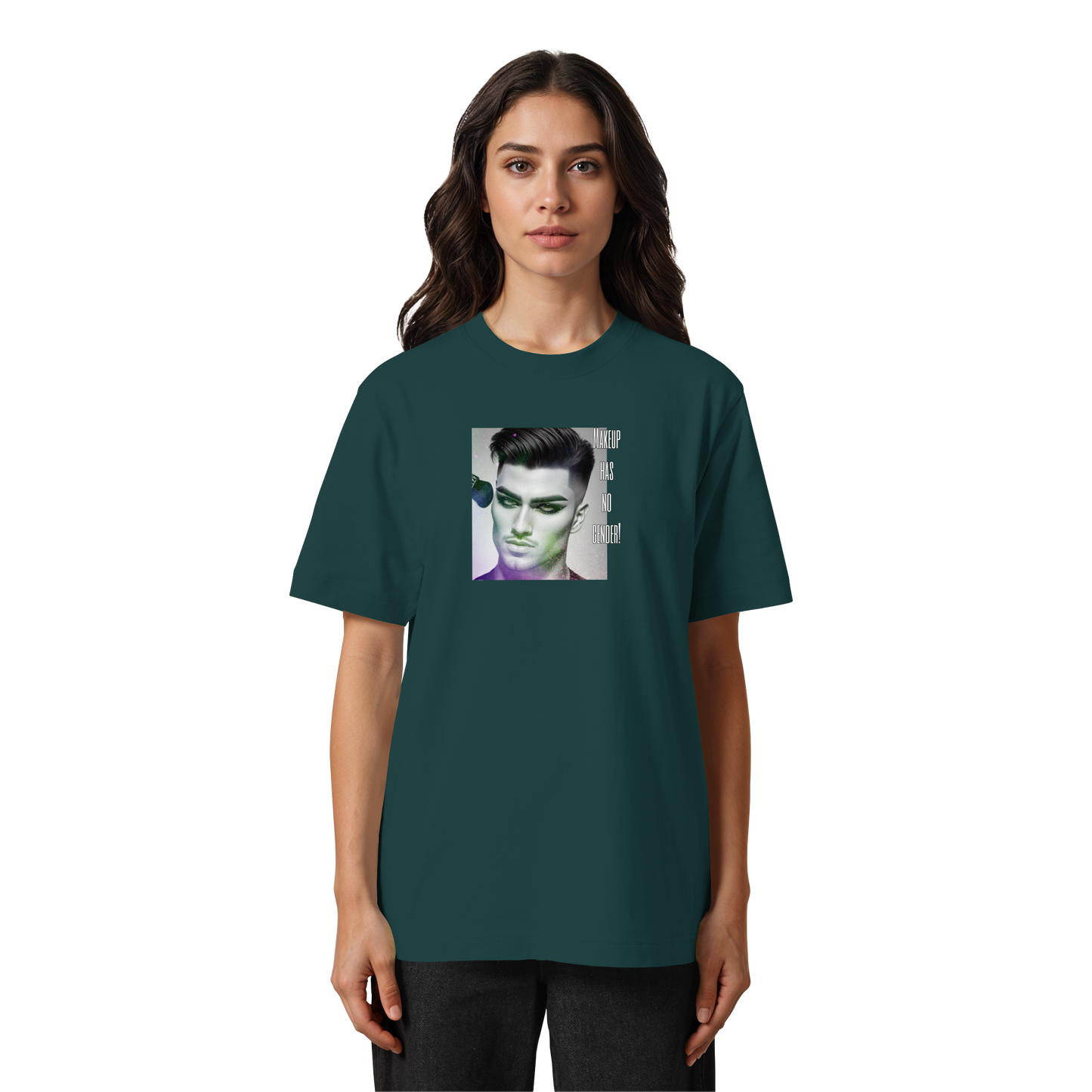 MAKEUPHASNOGENDER! - Heavy Oversized Organic Shirt