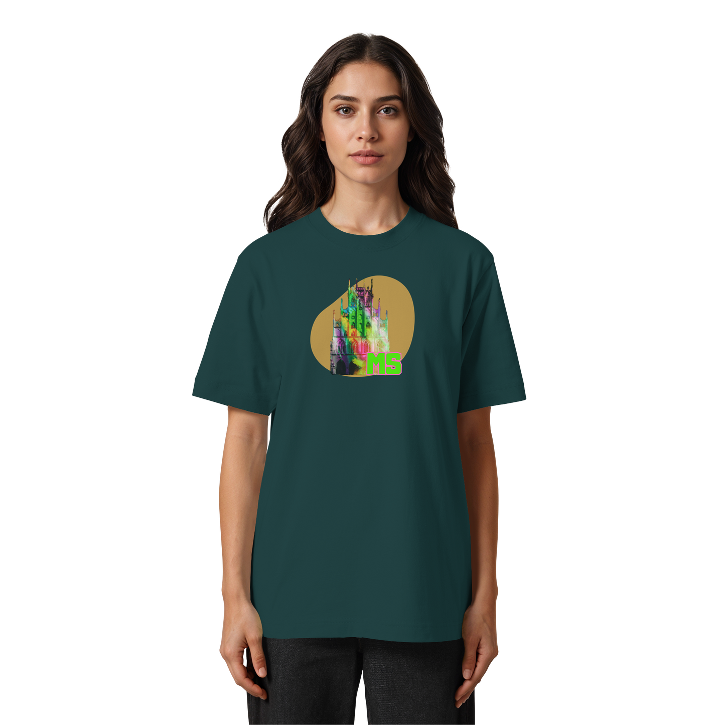 COLORFULTOWNHALL! - Heavy Oversized Organic Shirt