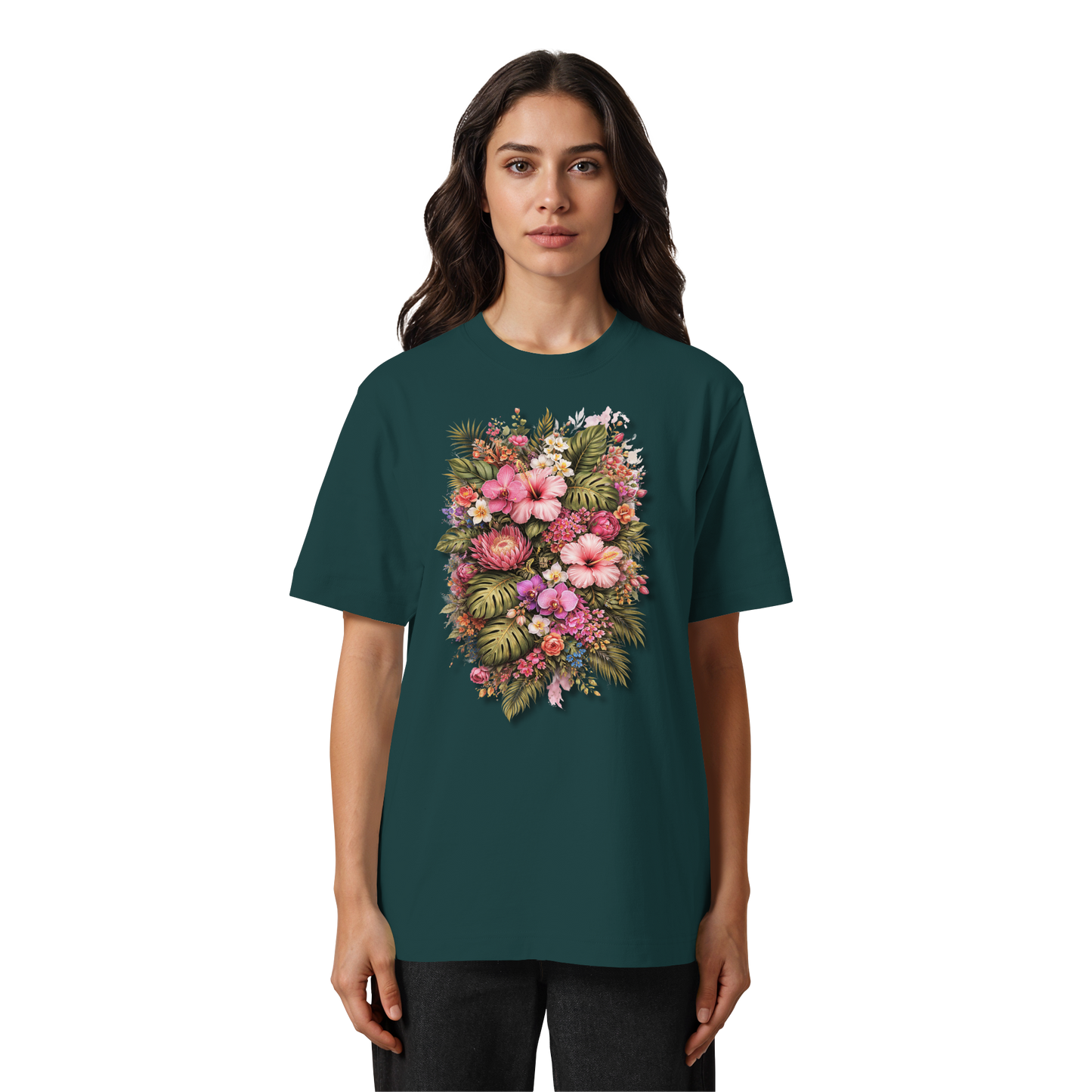 FLOWER POWER! - Heavy Oversized Organic Shirt