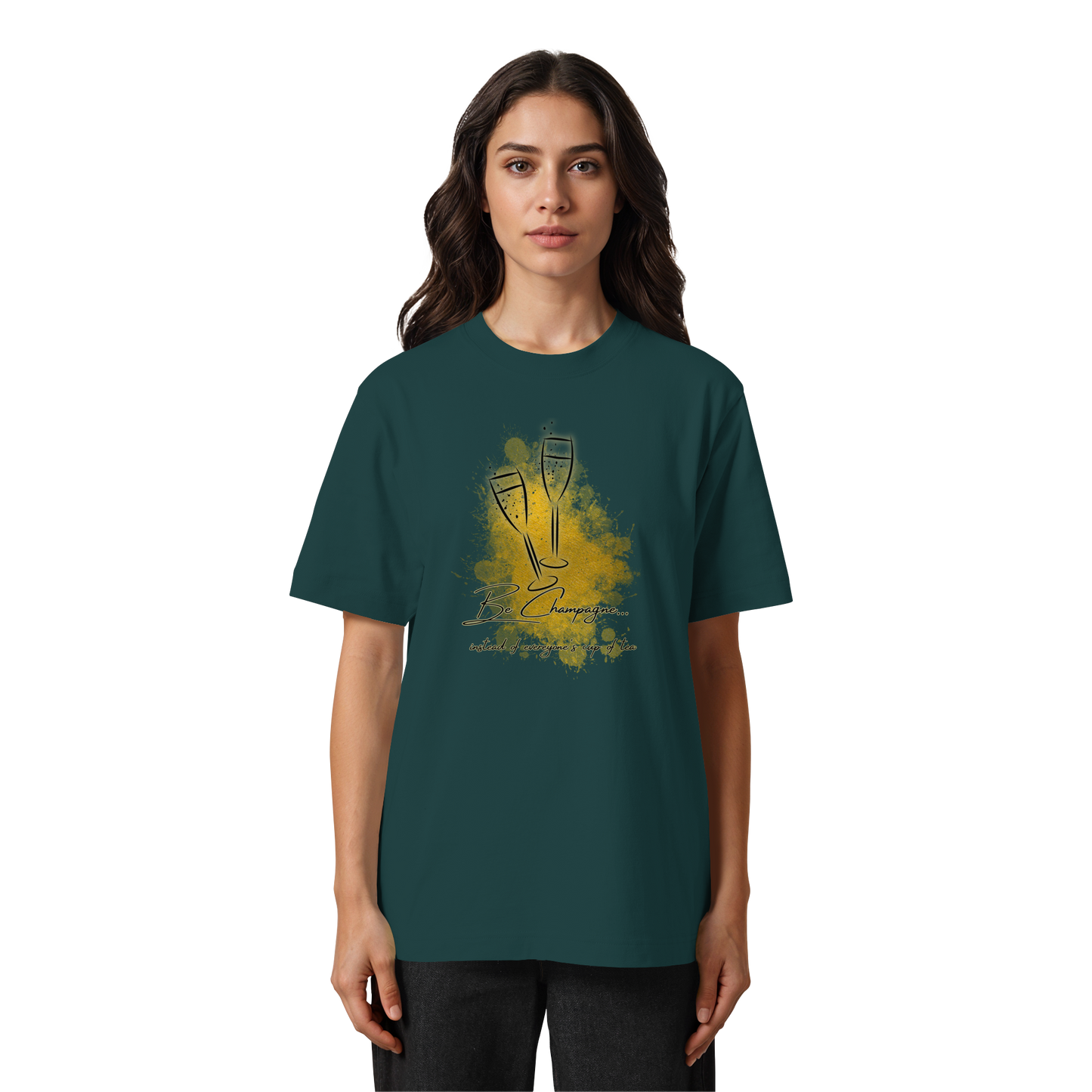 CHAMPAGNE! - Heavy Oversized Organic Shirt