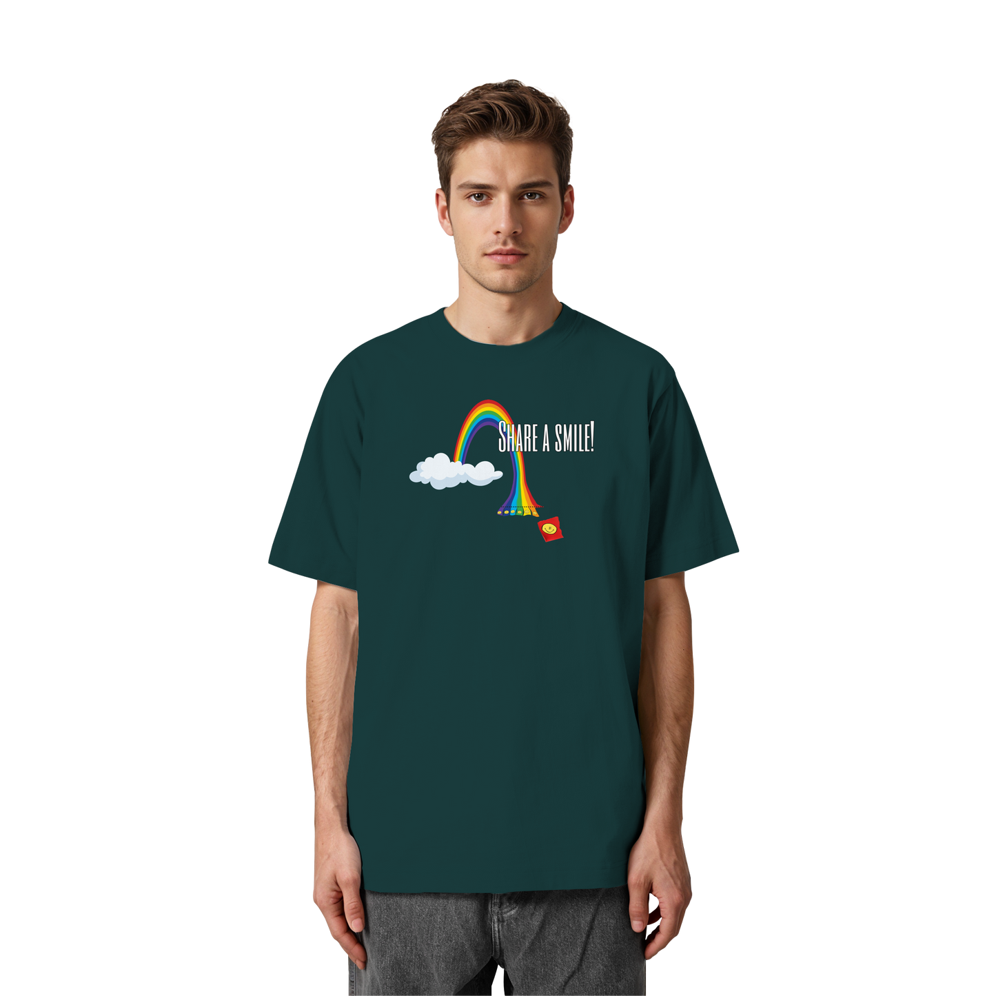 SHAREASMILE! - Heavy Oversized Organic Shirt