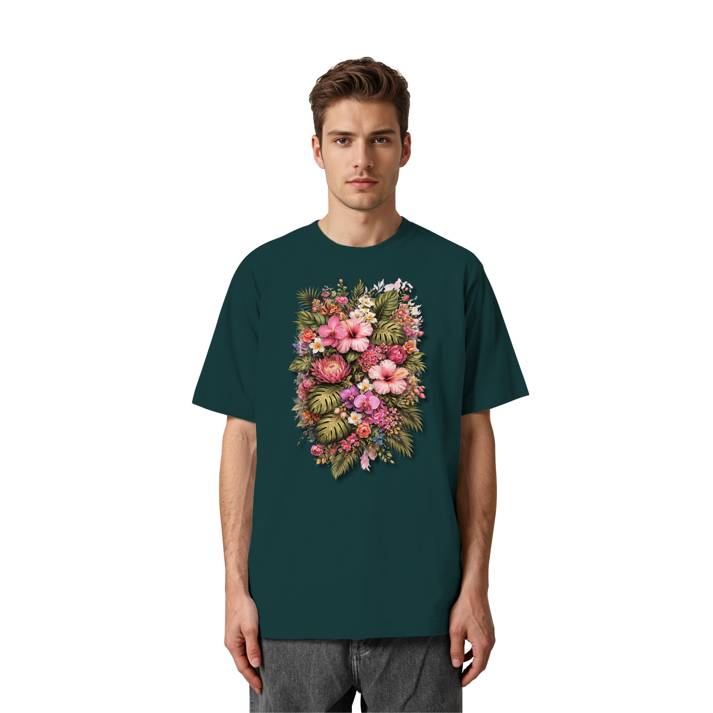 FLOWER POWER! - Heavy Oversized Organic Shirt