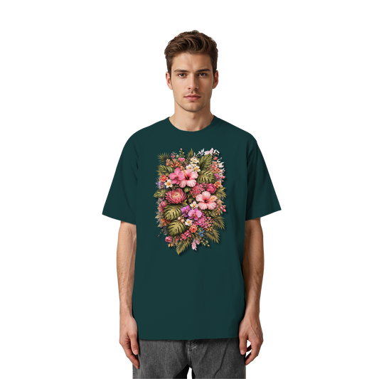 FLOWERPOWER! - Heavy Oversized Organic Shirt