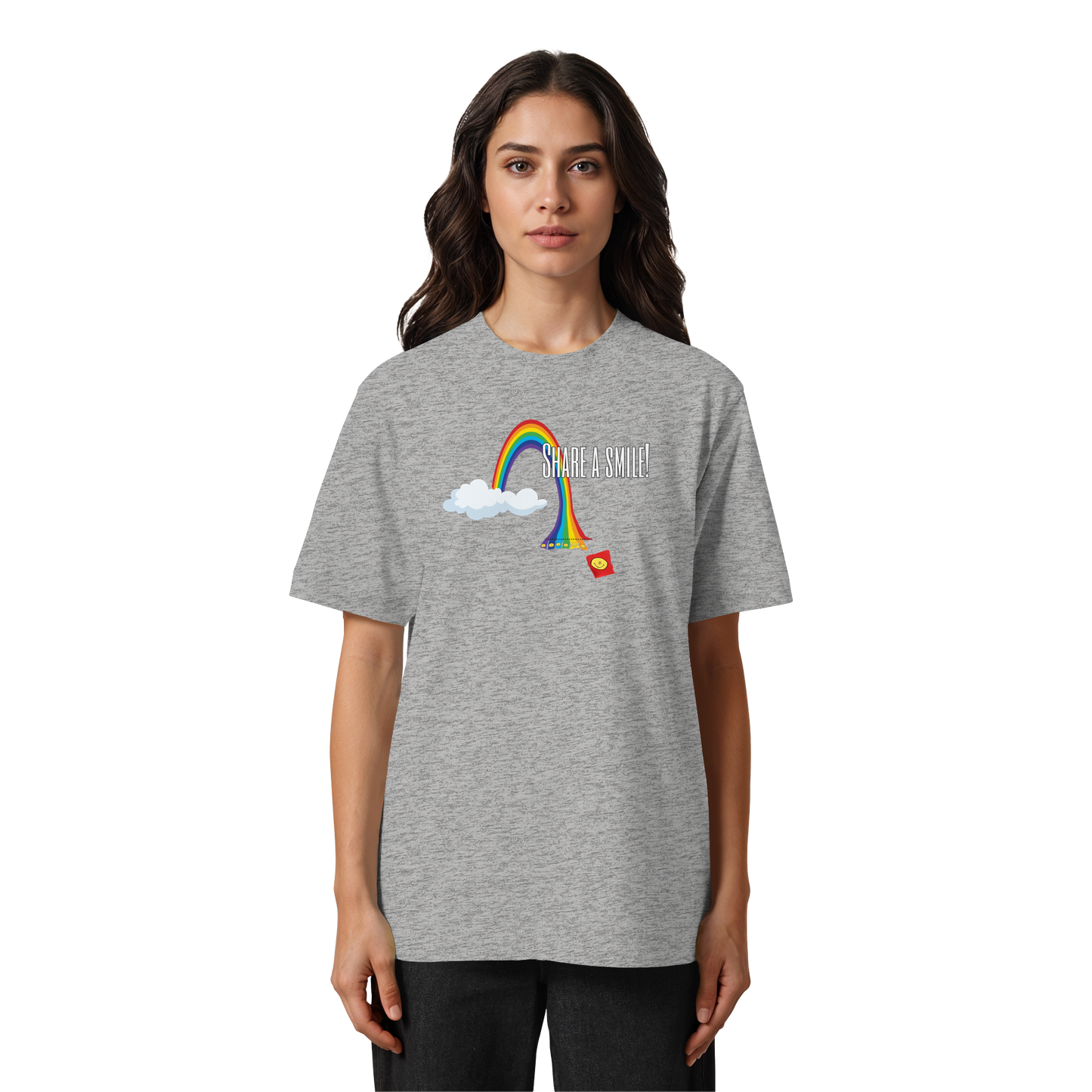 SHAREASMILE! - Heavy Oversized Organic Shirt