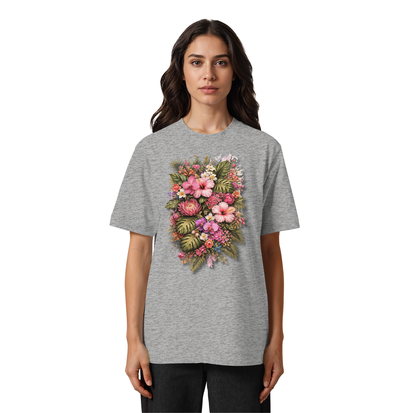 FLOWER POWER! - Heavy Oversized Organic Shirt