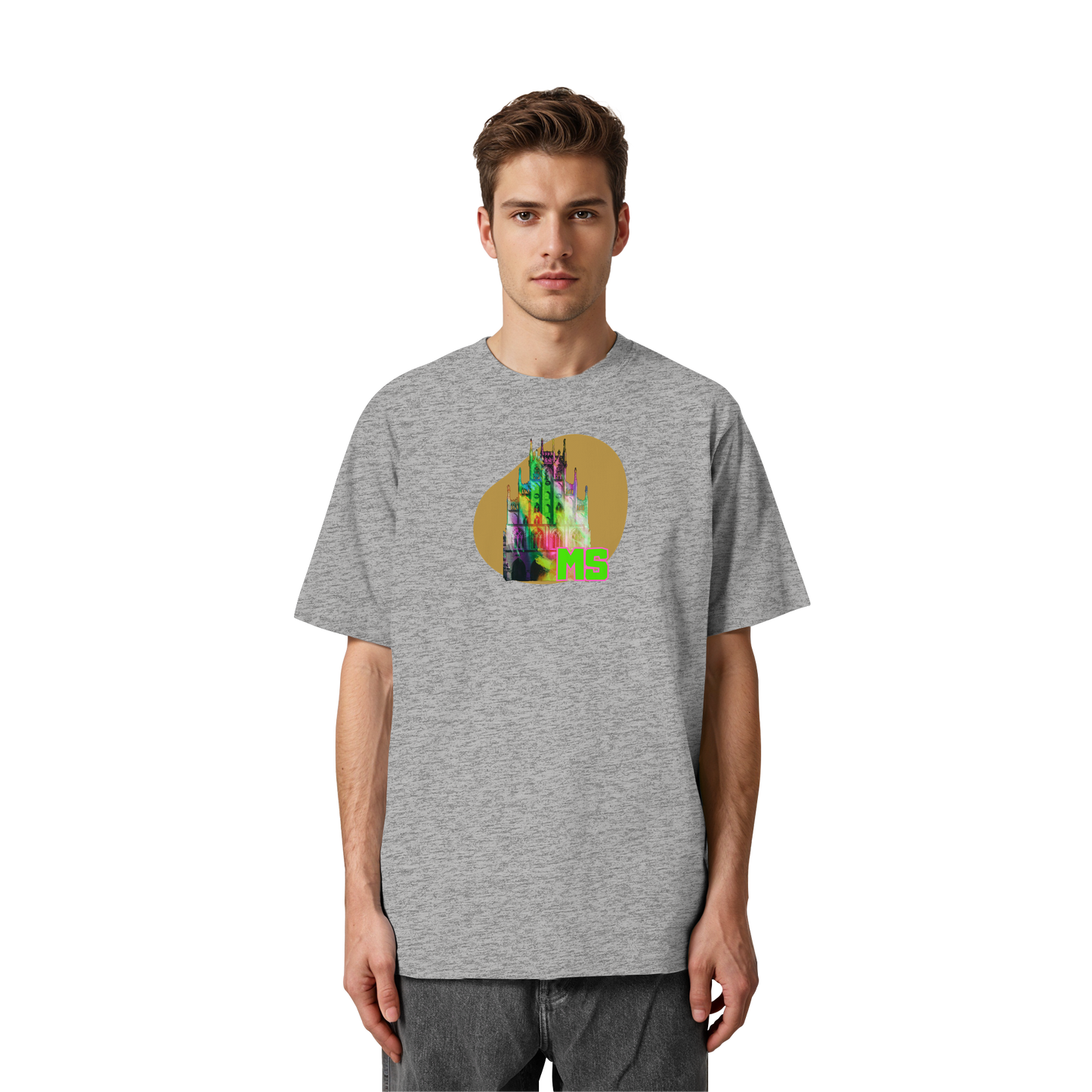 COLORFULTOWNHALL! - Heavy Oversized Organic Shirt