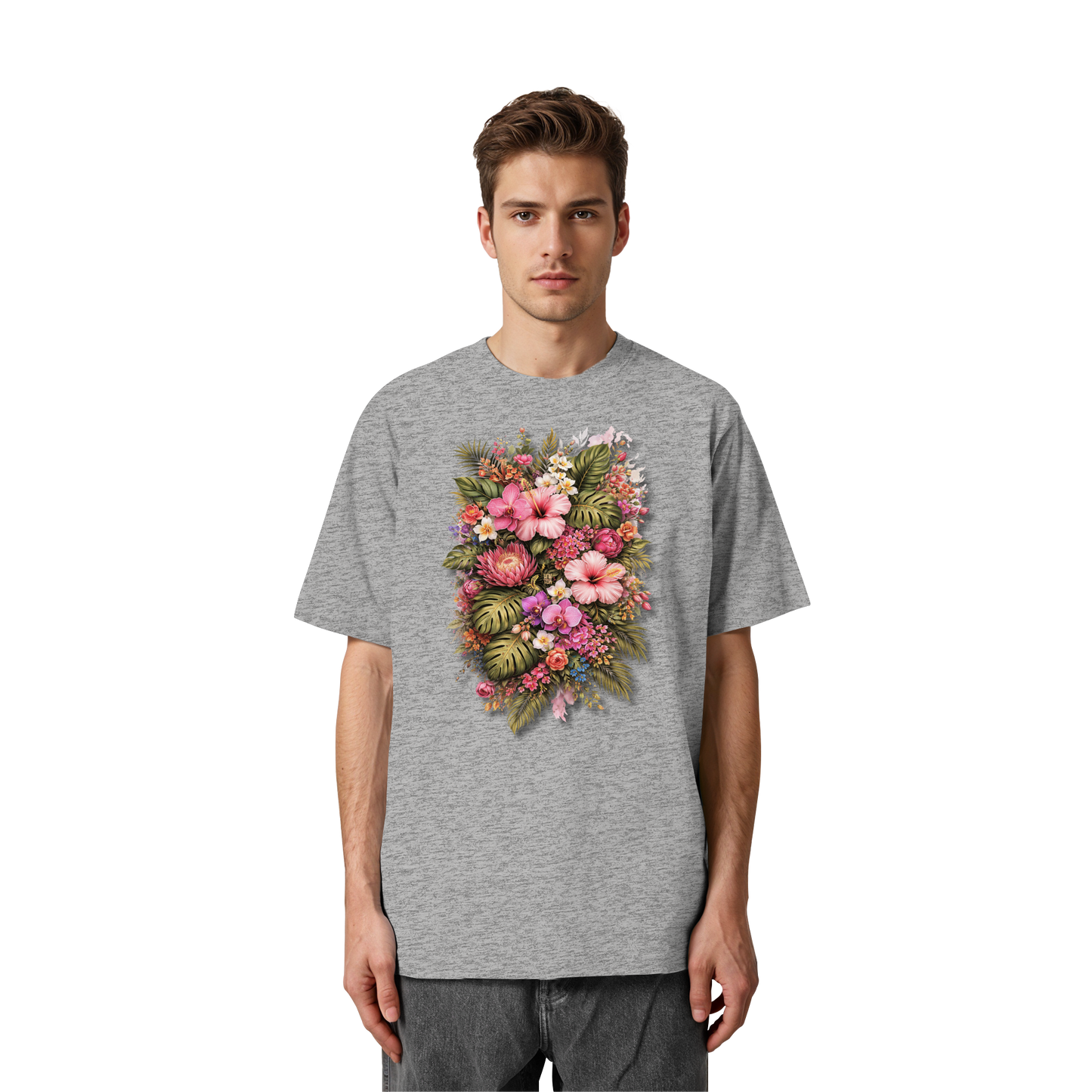 FLOWER POWER! - Heavy Oversized Organic Shirt