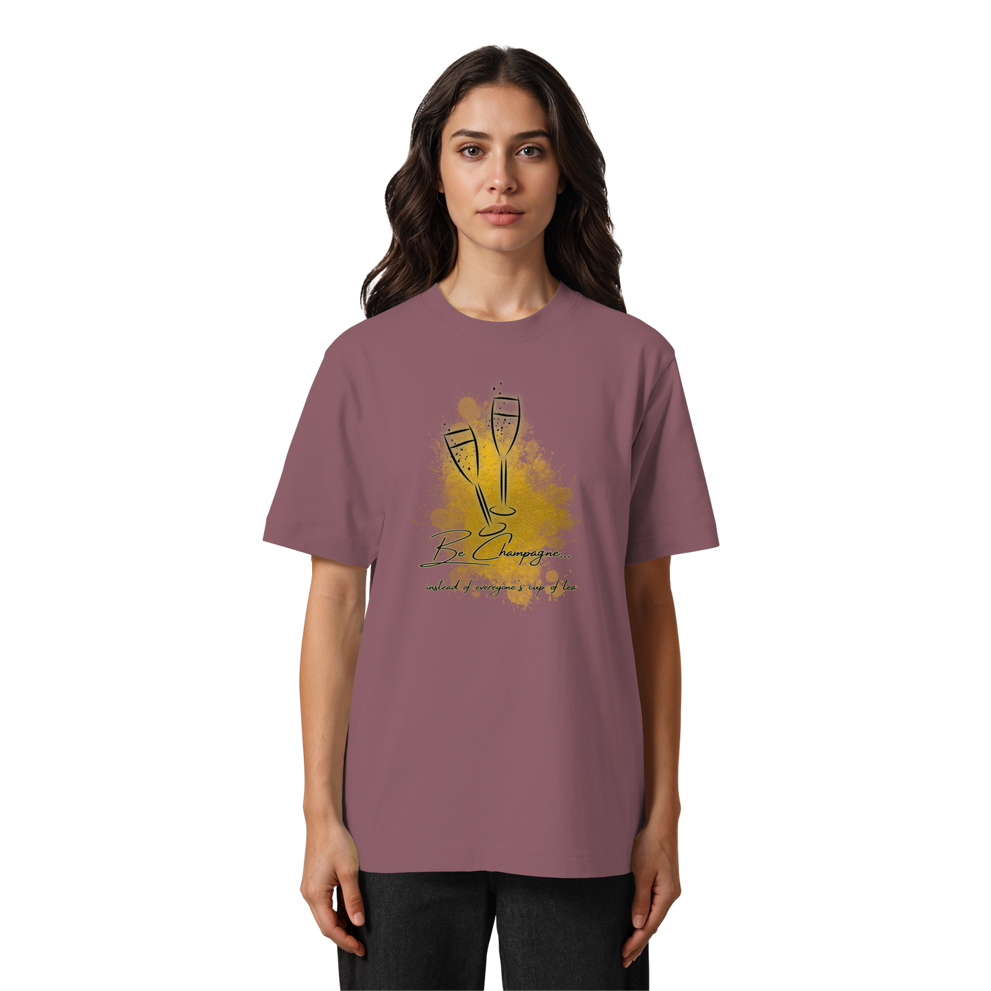 CHAMPAGNE! - Heavy Oversized Organic Shirt
