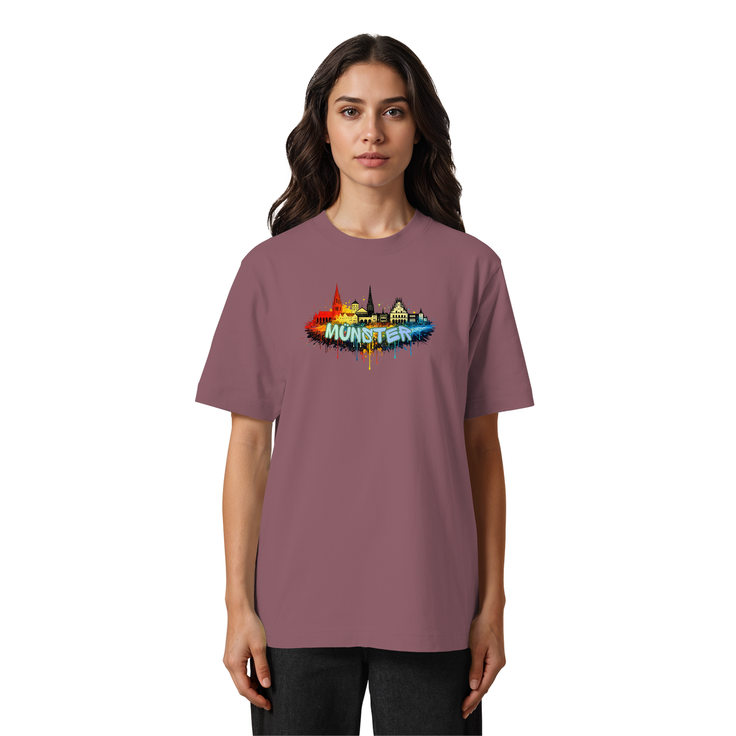 MÜNSTERSPRAY! - Heavy Oversized Organic Shirt