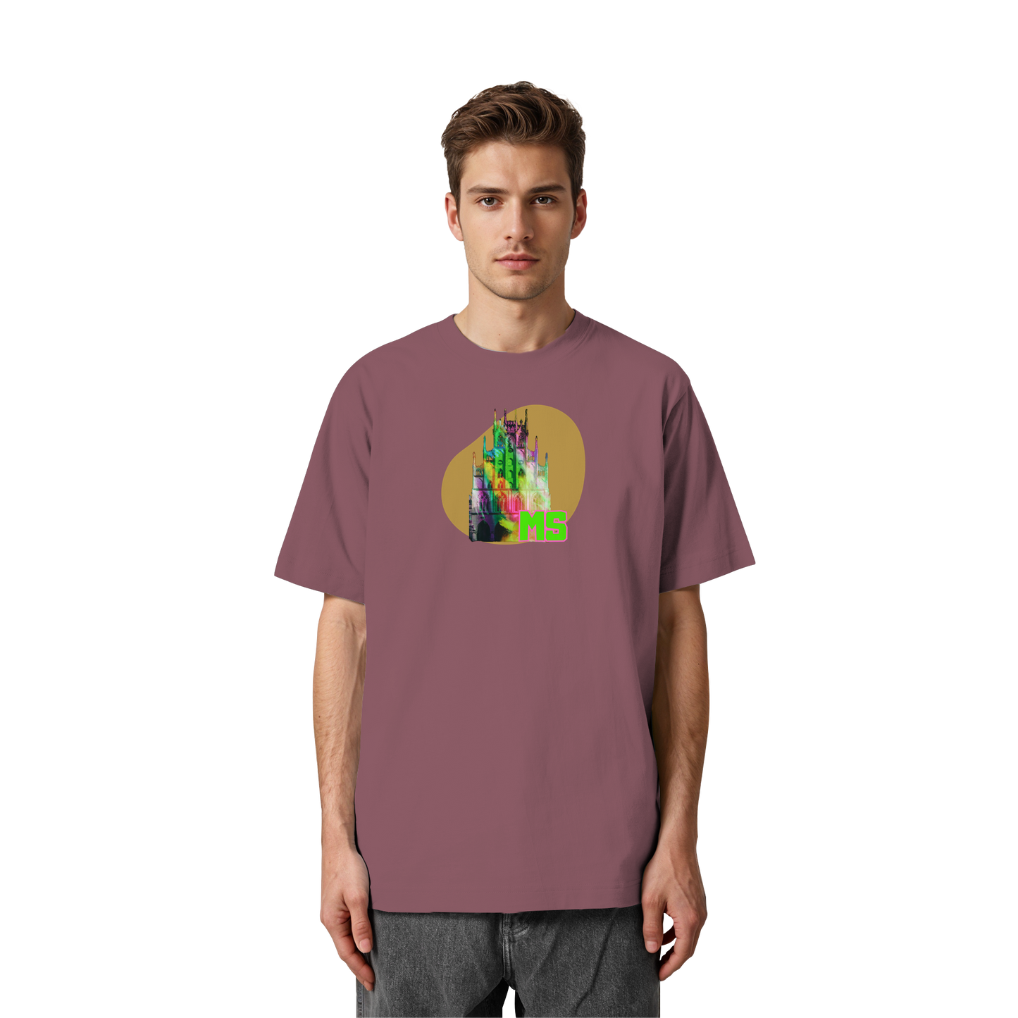 COLORFULTOWNHALL! - Heavy Oversized Organic Shirt