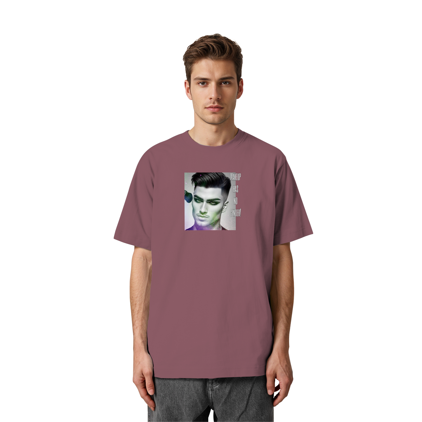 MAKEUPHASNOGENDER! - Heavy Oversized Organic Shirt