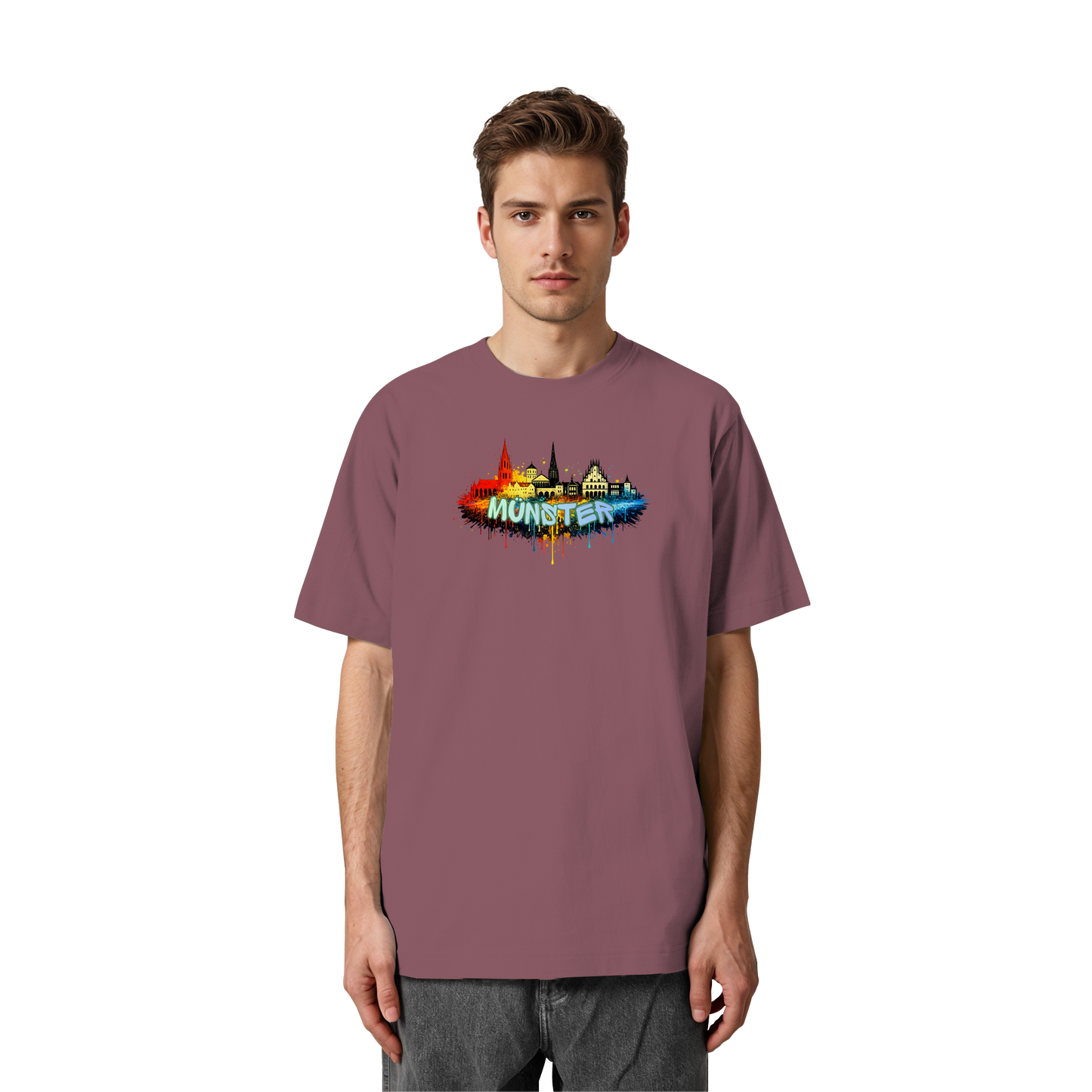 MÜNSTERSPRAY! - Heavy Oversized Organic Shirt