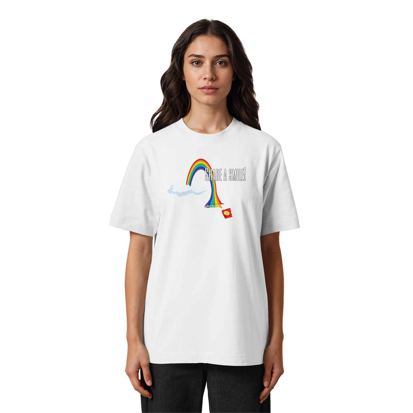 SHAREASMILE! - Heavy Oversized Organic Shirt