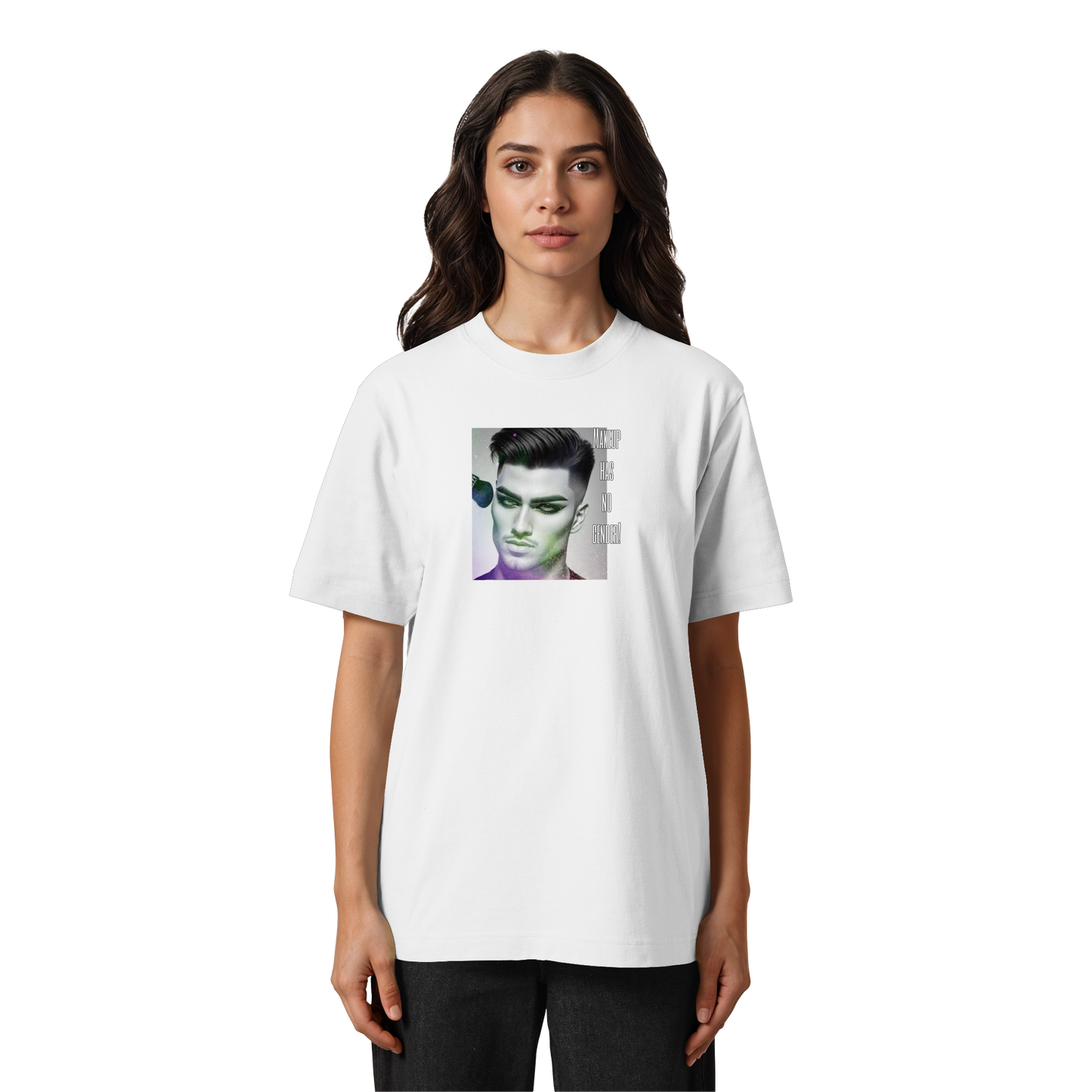 MAKEUPHASNOGENDER! - Heavy Oversized Organic Shirt