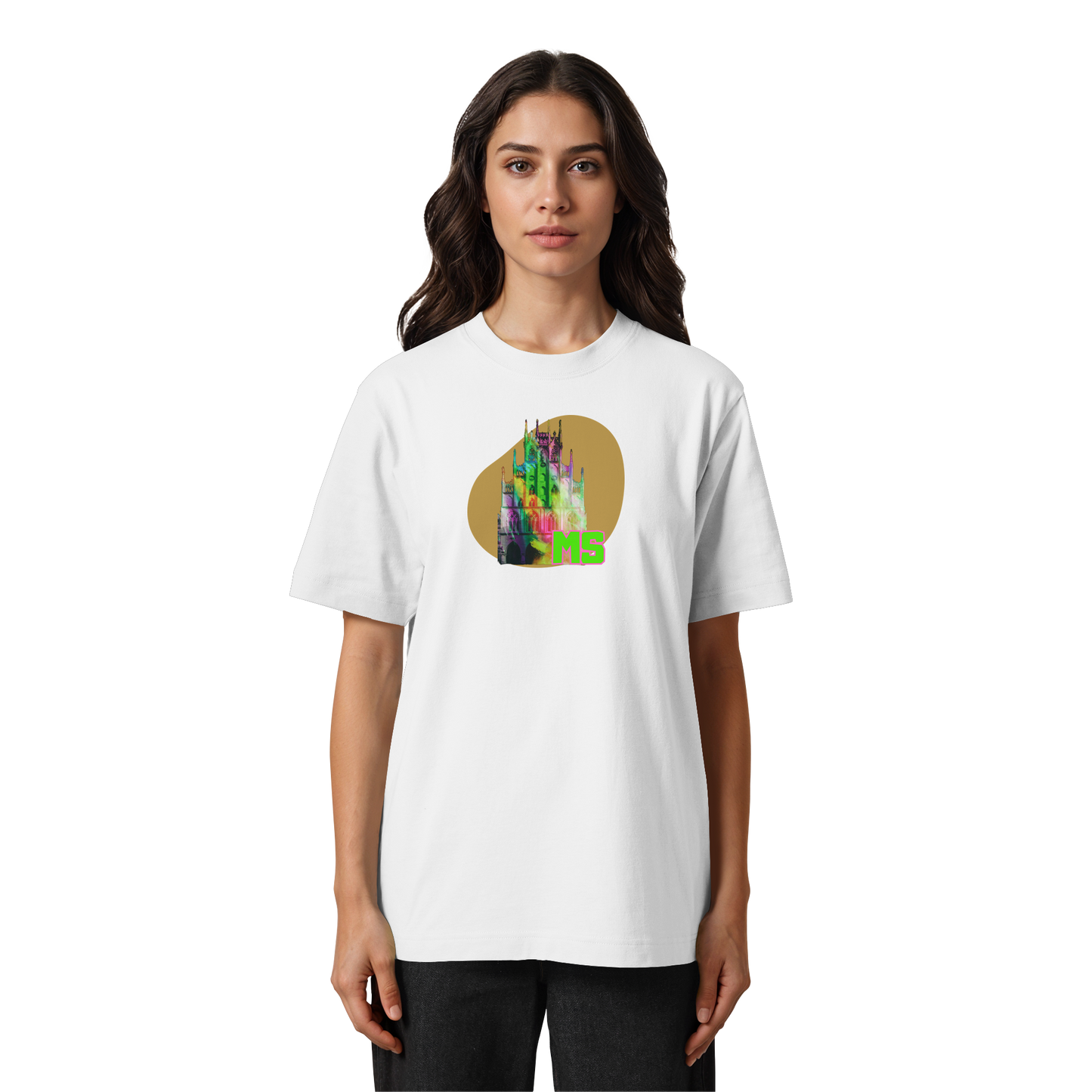 COLORFULTOWNHALL! - Heavy Oversized Organic Shirt