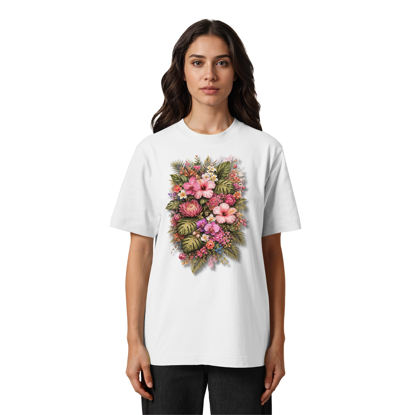 FLOWER POWER! - Heavy Oversized Organic Shirt
