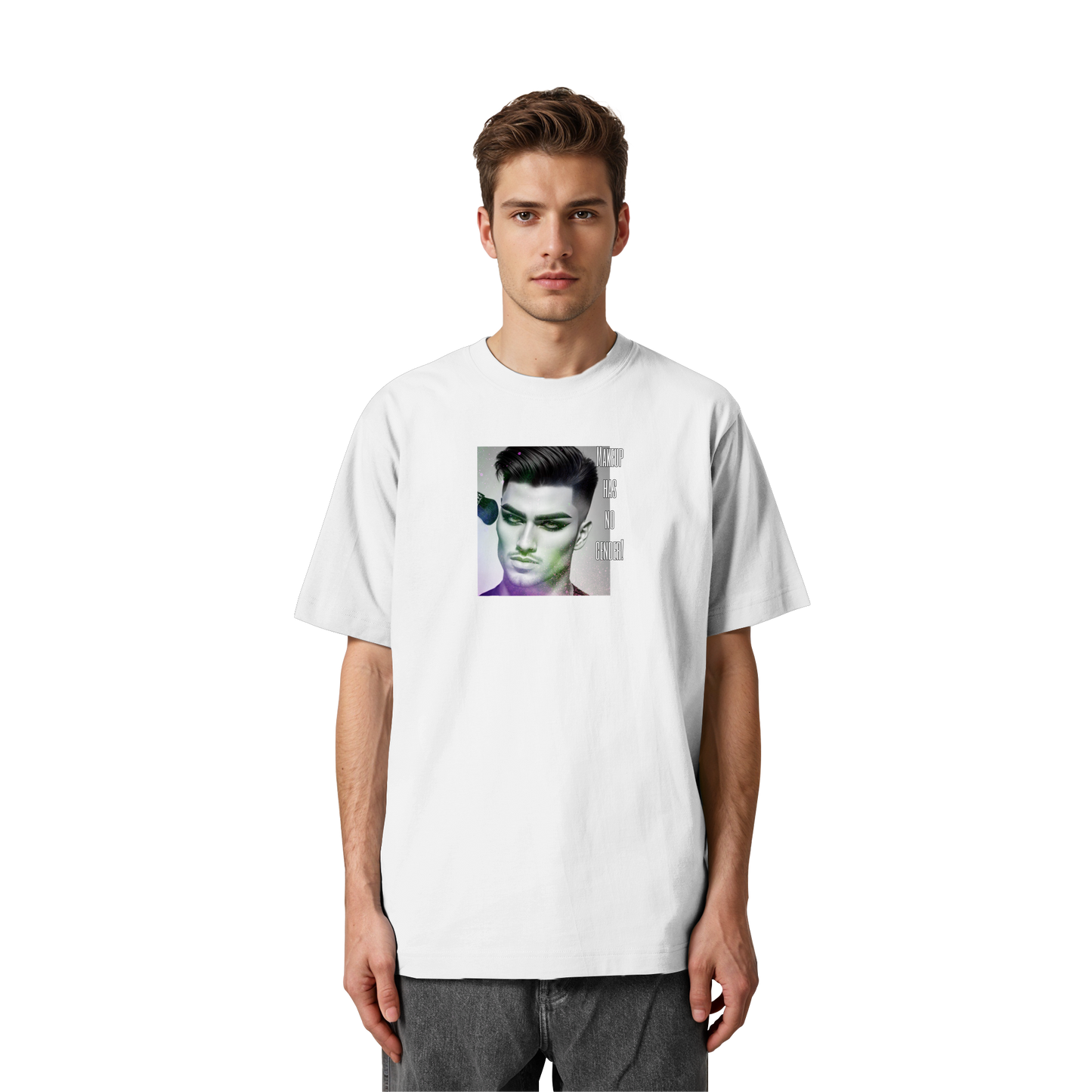 MAKEUPHASNOGENDER! - Heavy Oversized Organic Shirt