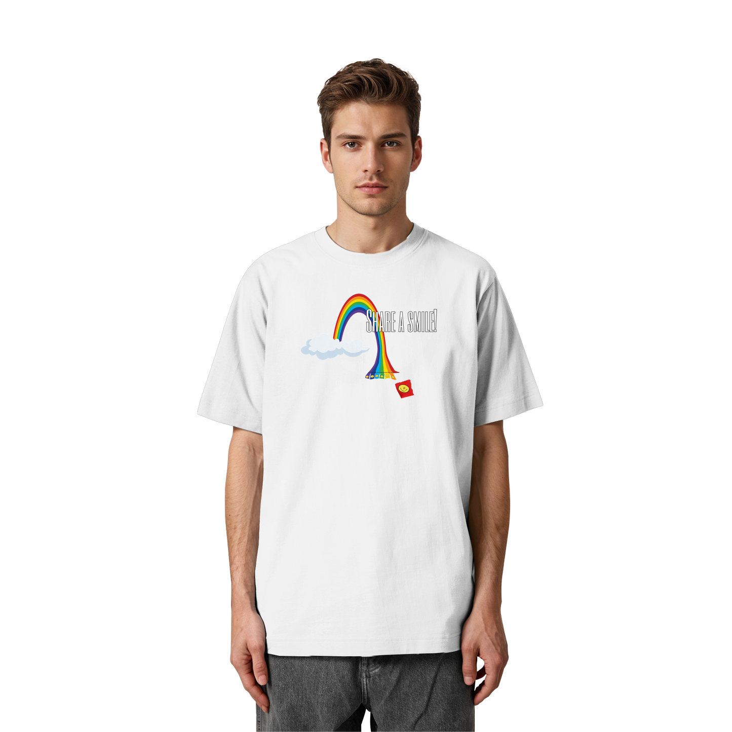 SHAREASMILE! - Heavy Oversized Organic Shirt