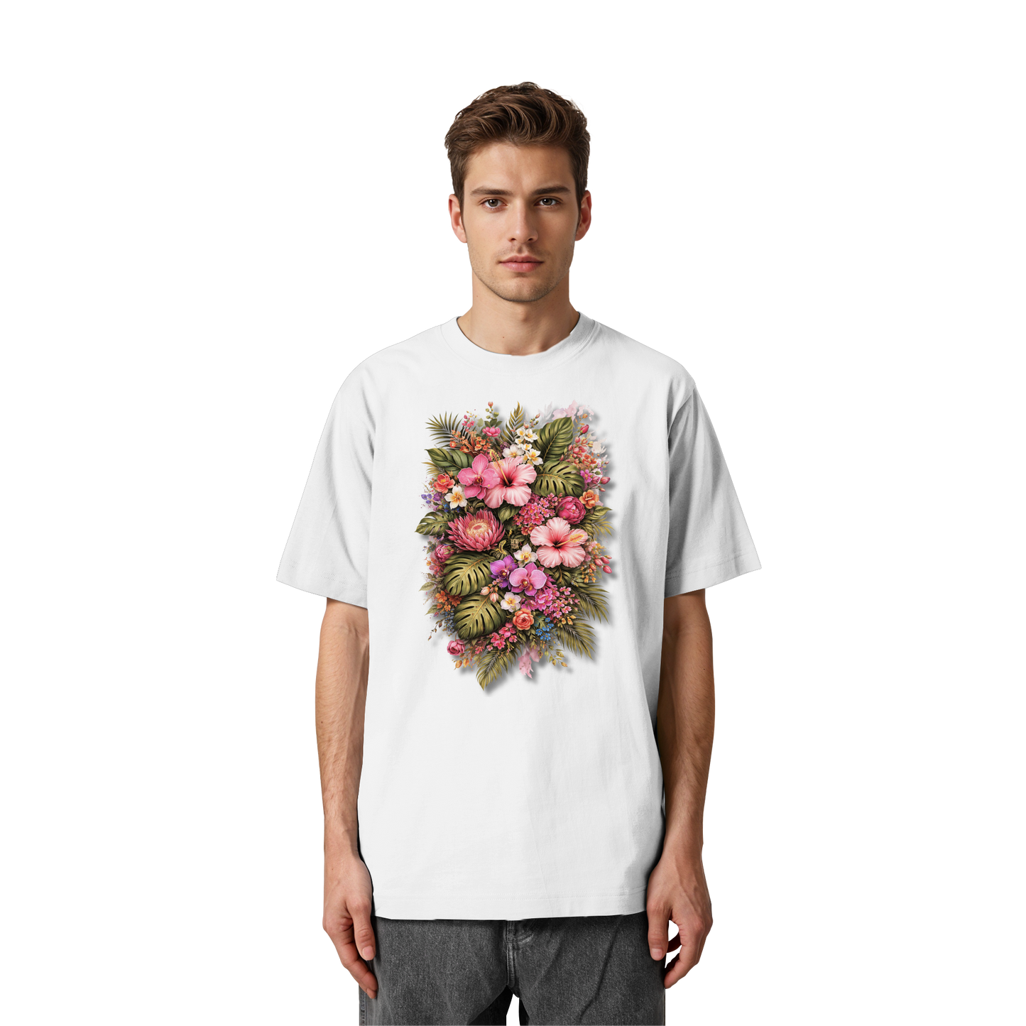 FLOWER POWER! - Heavy Oversized Organic Shirt