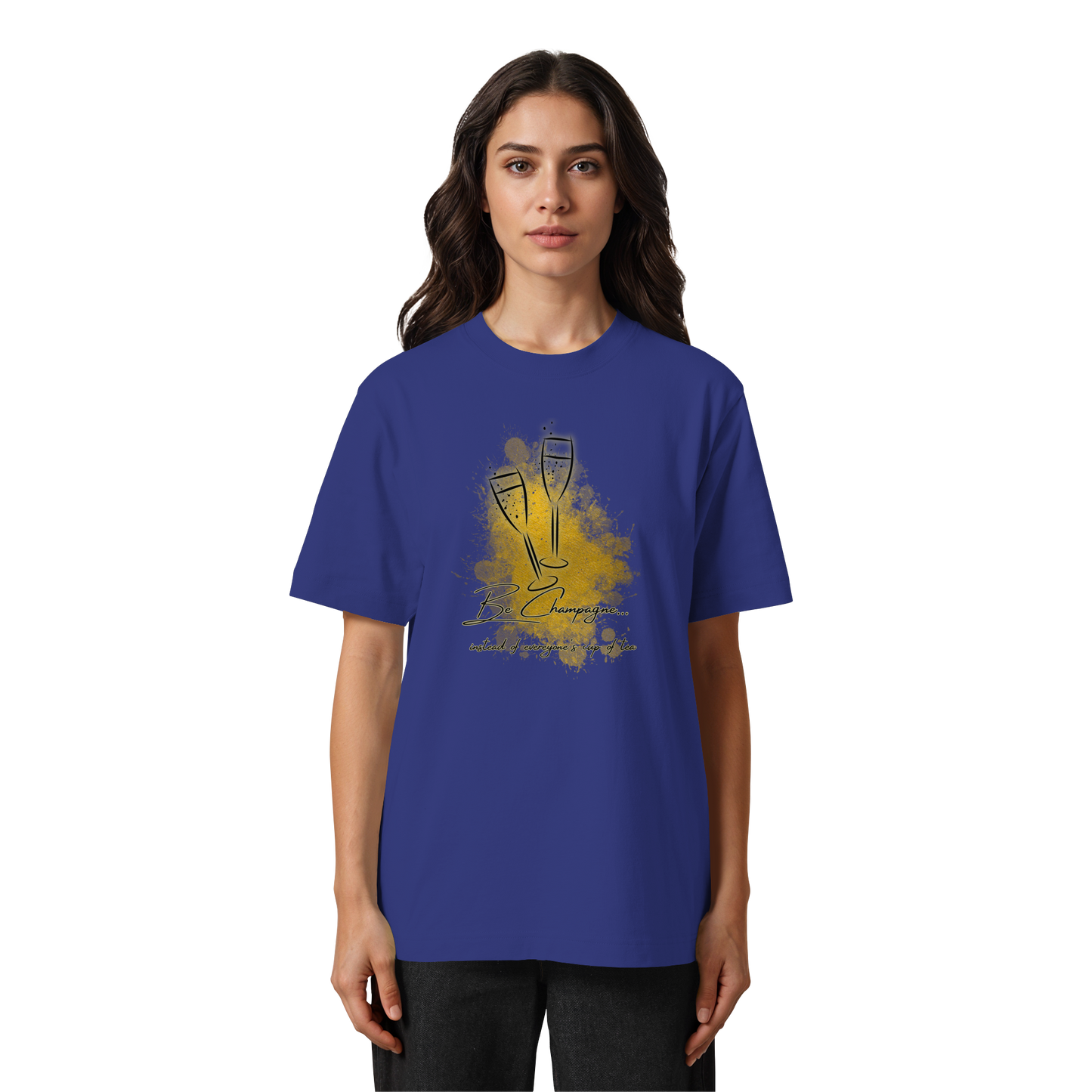 CHAMPAGNE! - Heavy Oversized Organic Shirt