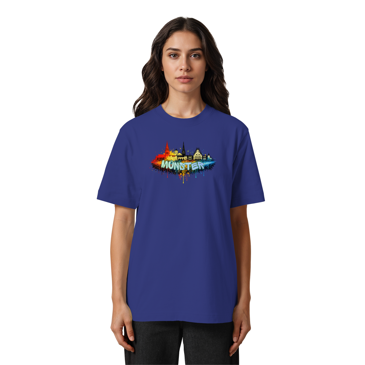 MÜNSTERSPRAY! - Heavy Oversized Organic Shirt