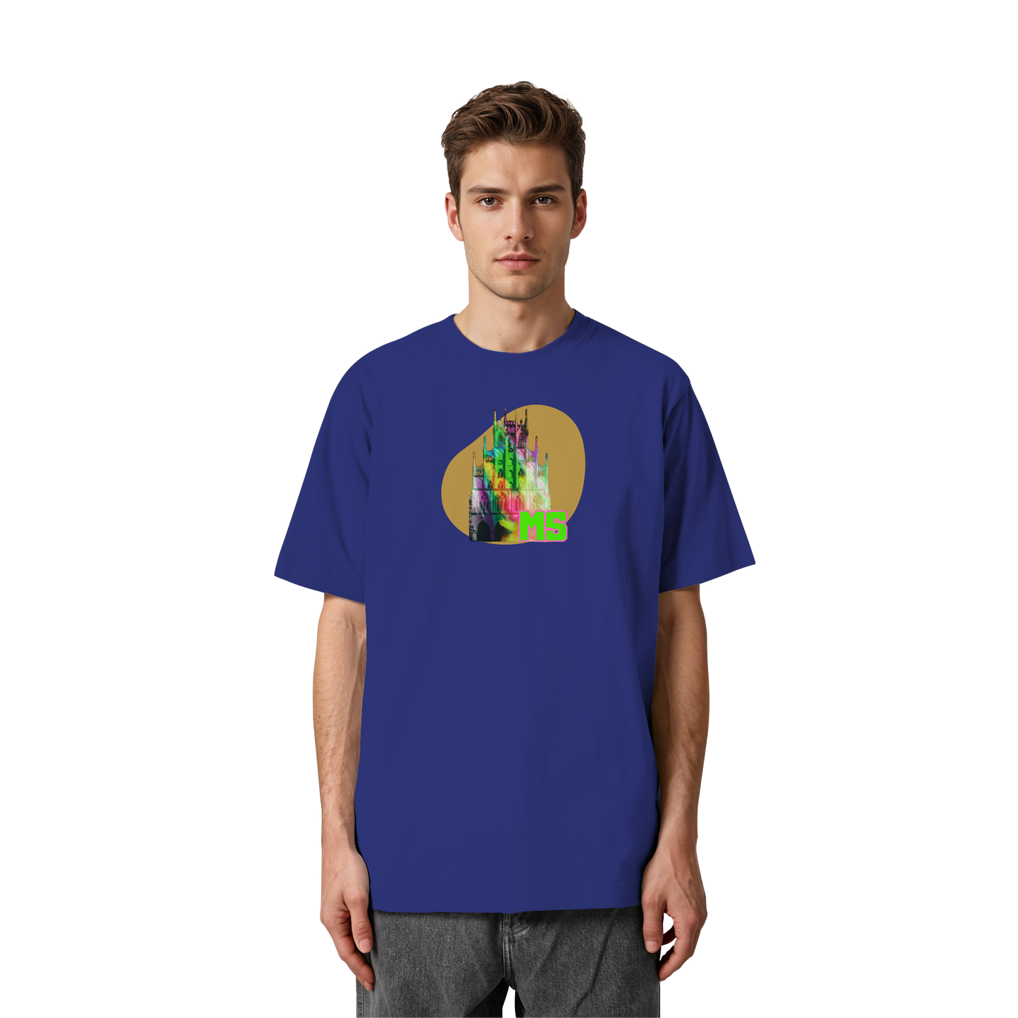 COLORFULTOWNHALL! - Heavy Oversized Organic Shirt