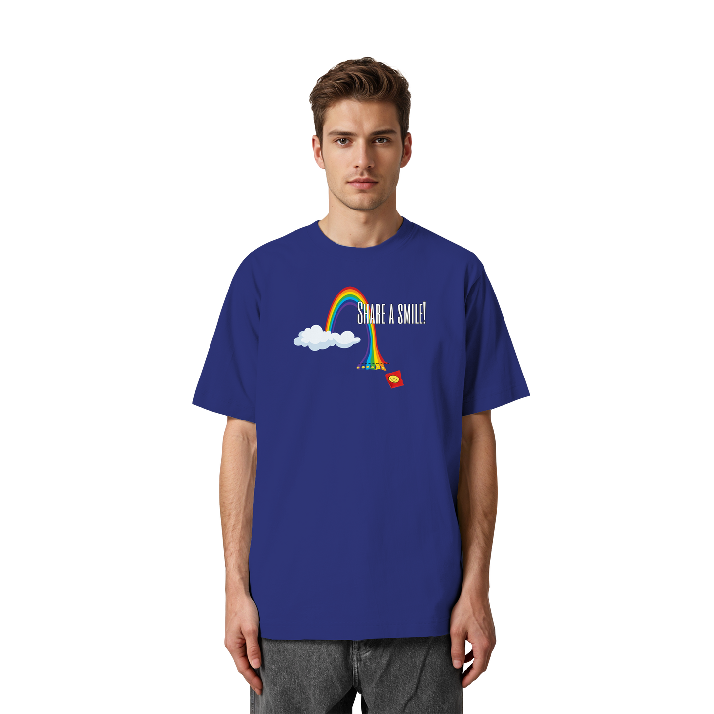 SHAREASMILE! - Heavy Oversized Organic Shirt