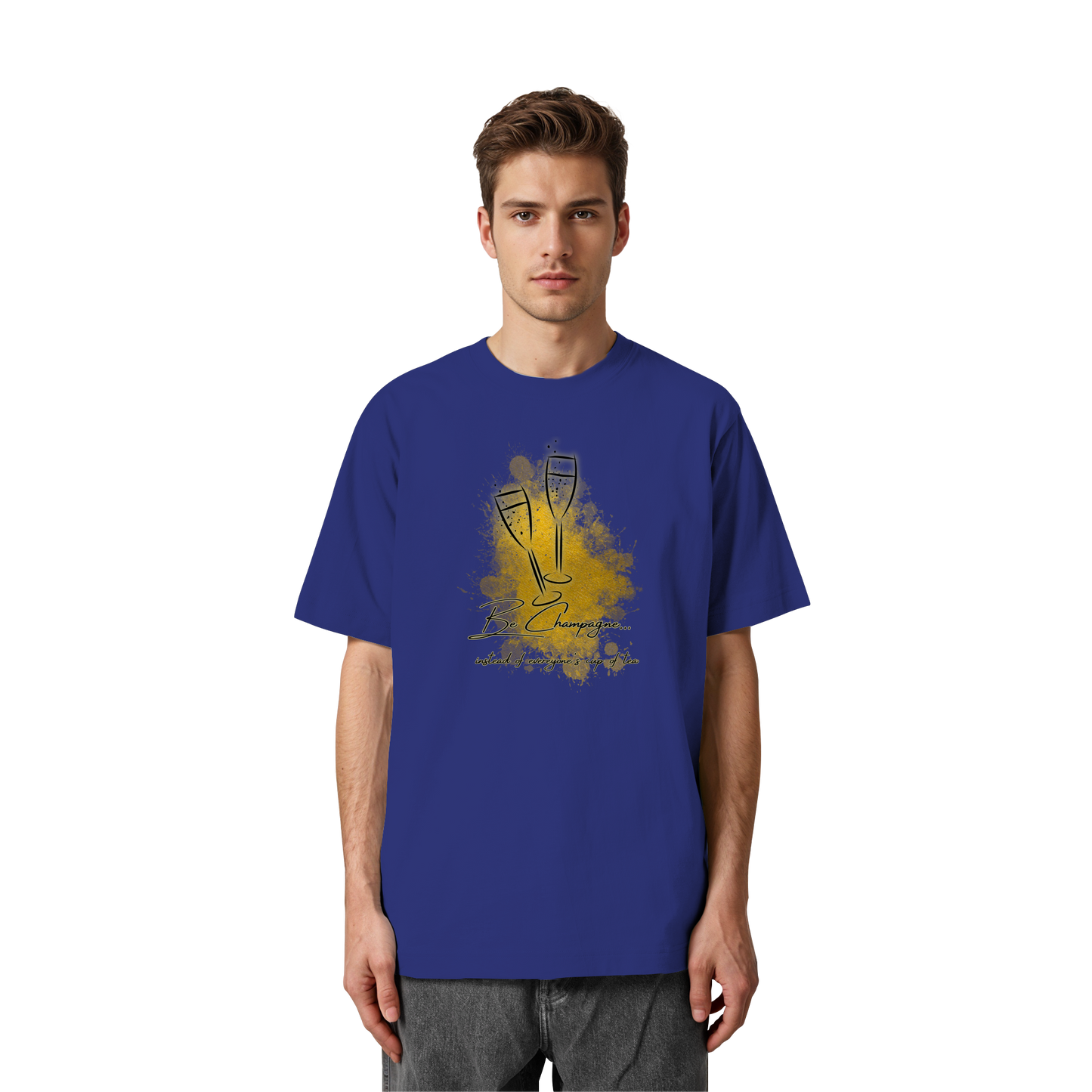 CHAMPAGNE! - Heavy Oversized Organic Shirt