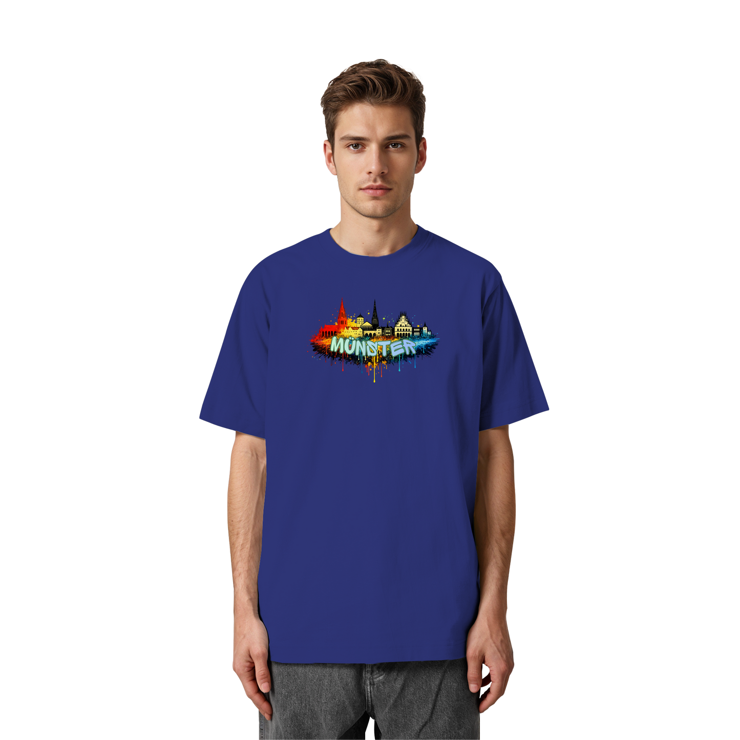 MÜNSTERSPRAY! - Heavy Oversized Organic Shirt