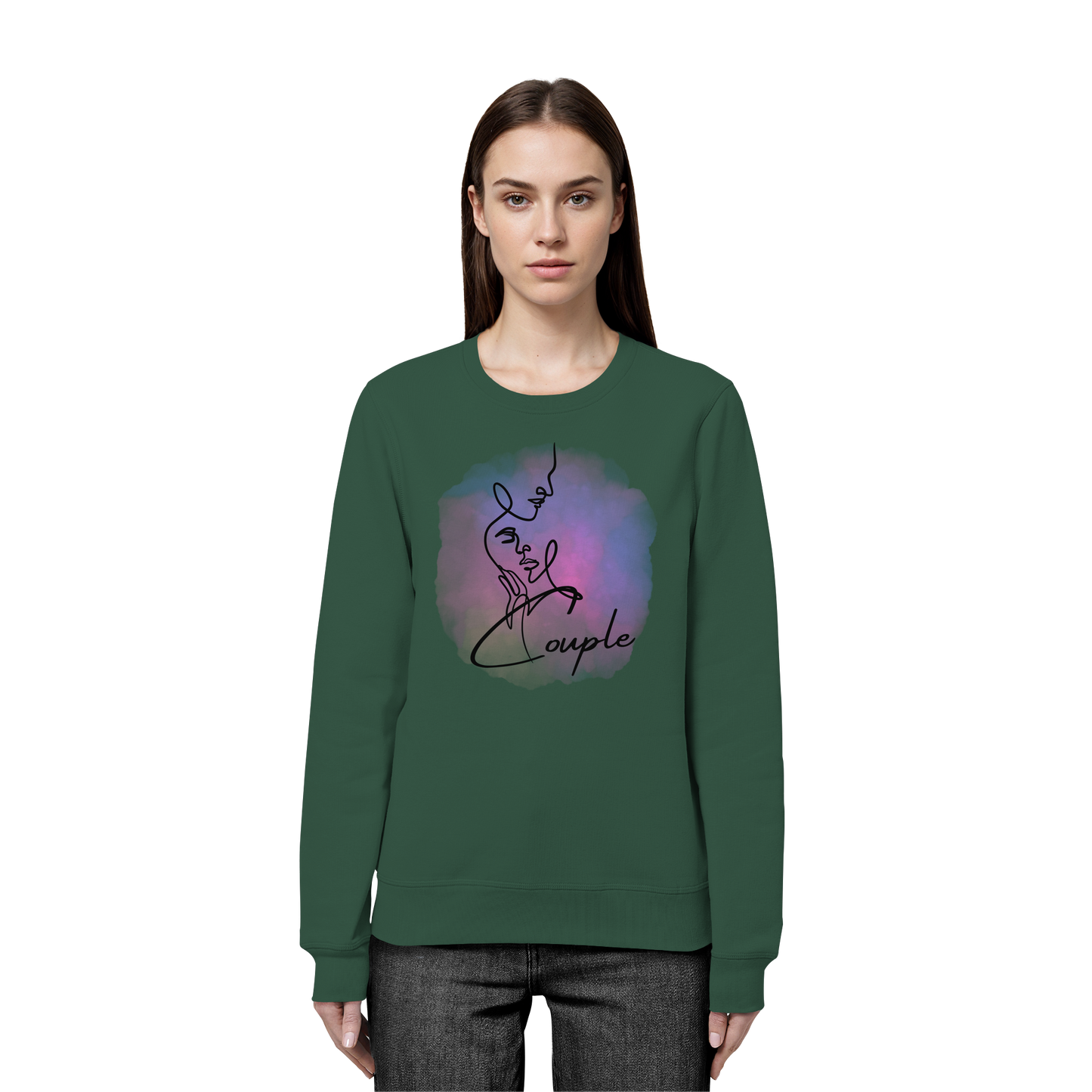 COUPLELINES! - Organic Basic Unisex Sweatshirt