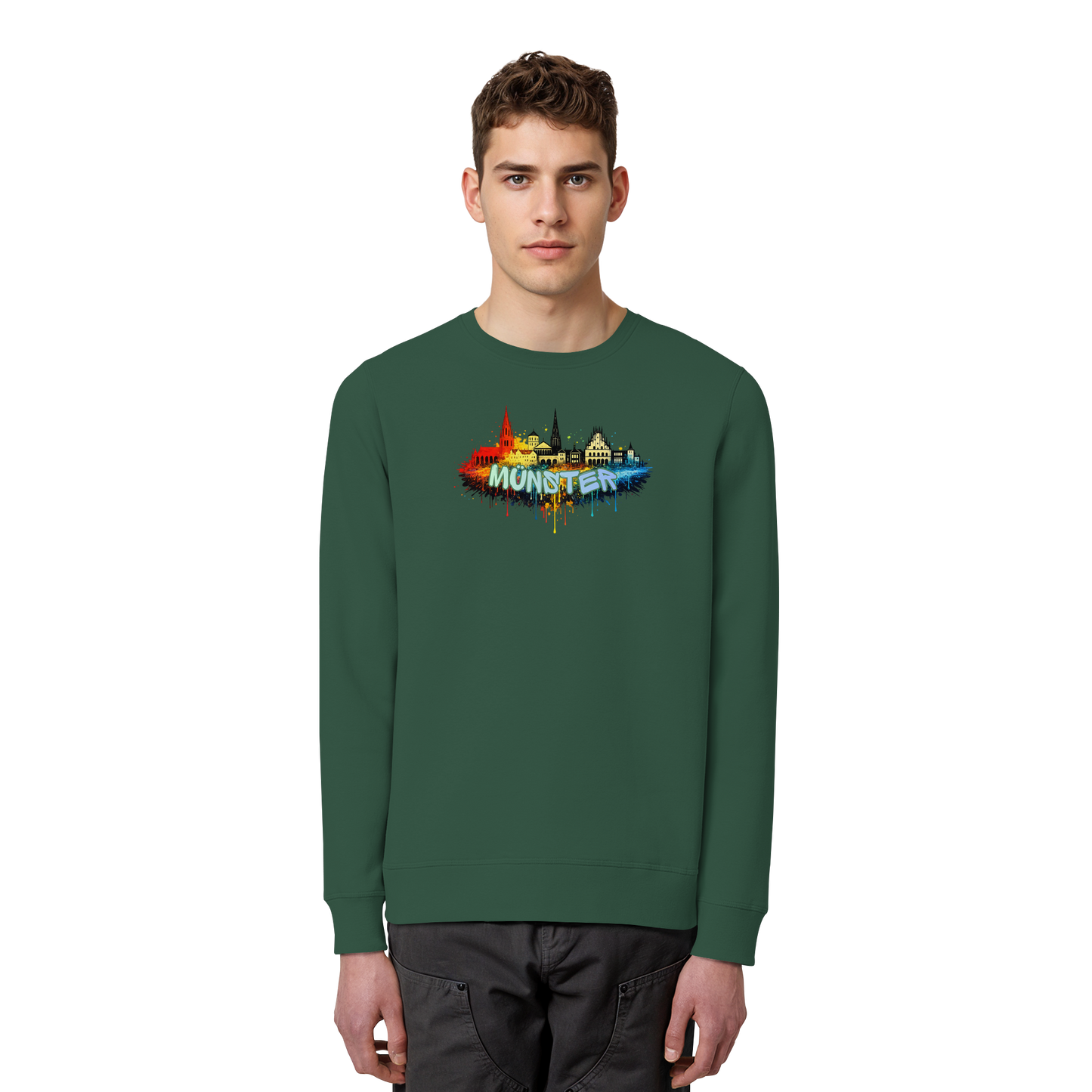 MÜNSTERSPRAY! - Organic Basic Unisex Sweatshirt