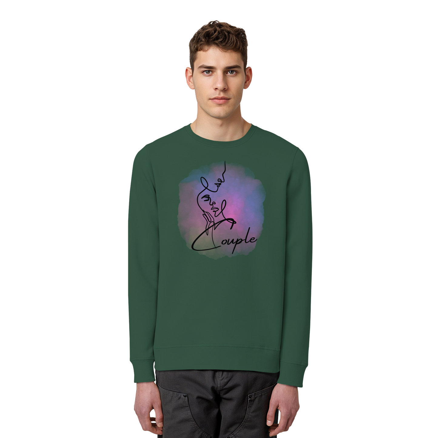 COUPLELINES! - Organic Basic Unisex Sweatshirt