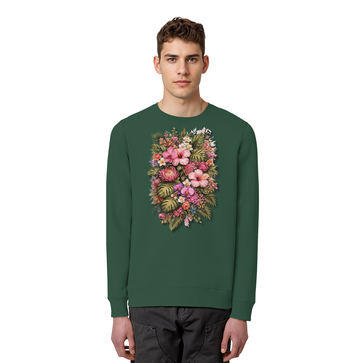 FLOWERPOWER! - Organic Basic Unisex Sweatshirt