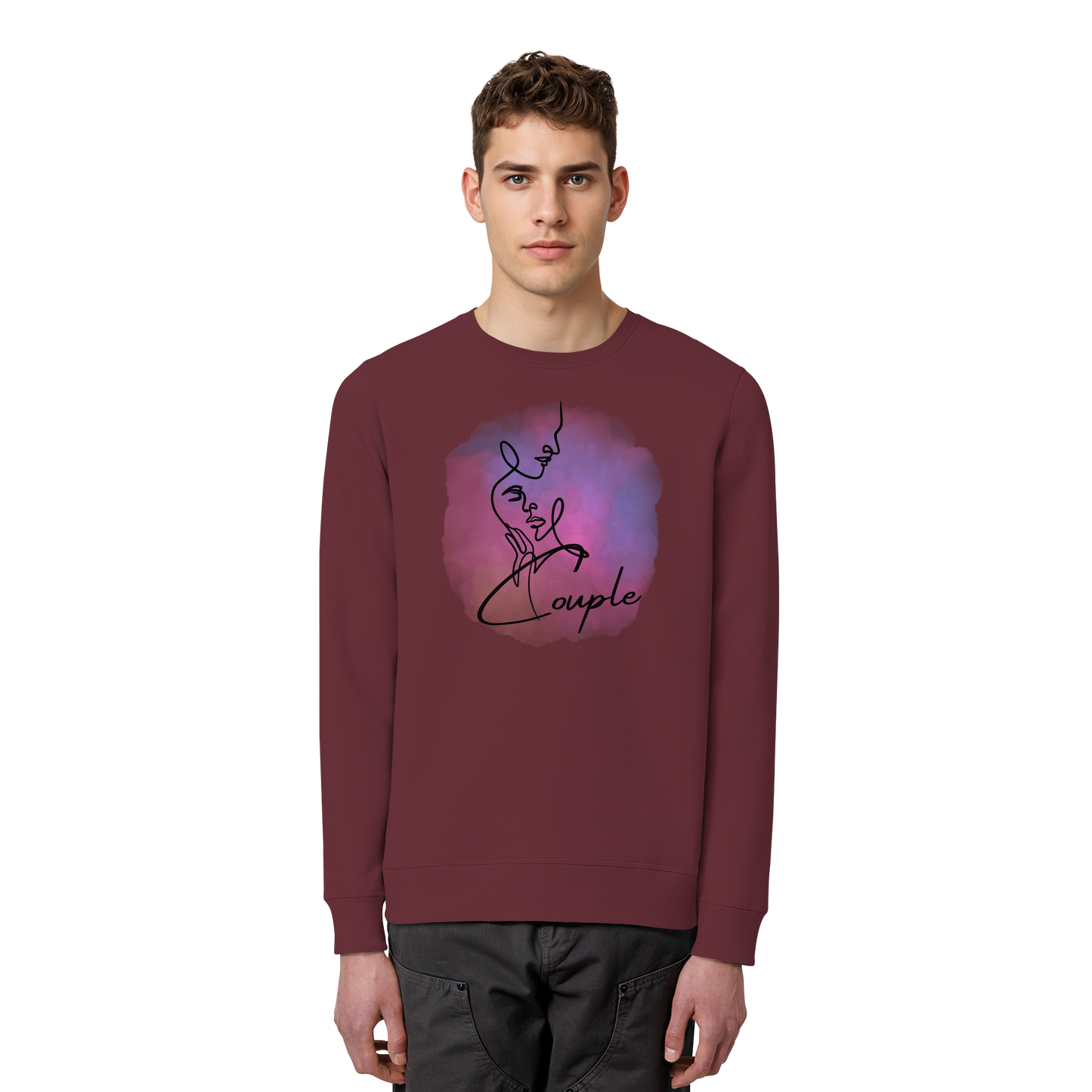 COUPLELINES! - Organic Basic Unisex Sweatshirt