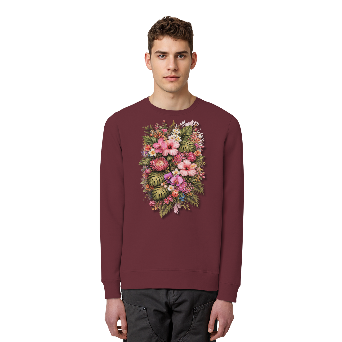 FLOWERPOWER! - Organic Basic Unisex Sweatshirt