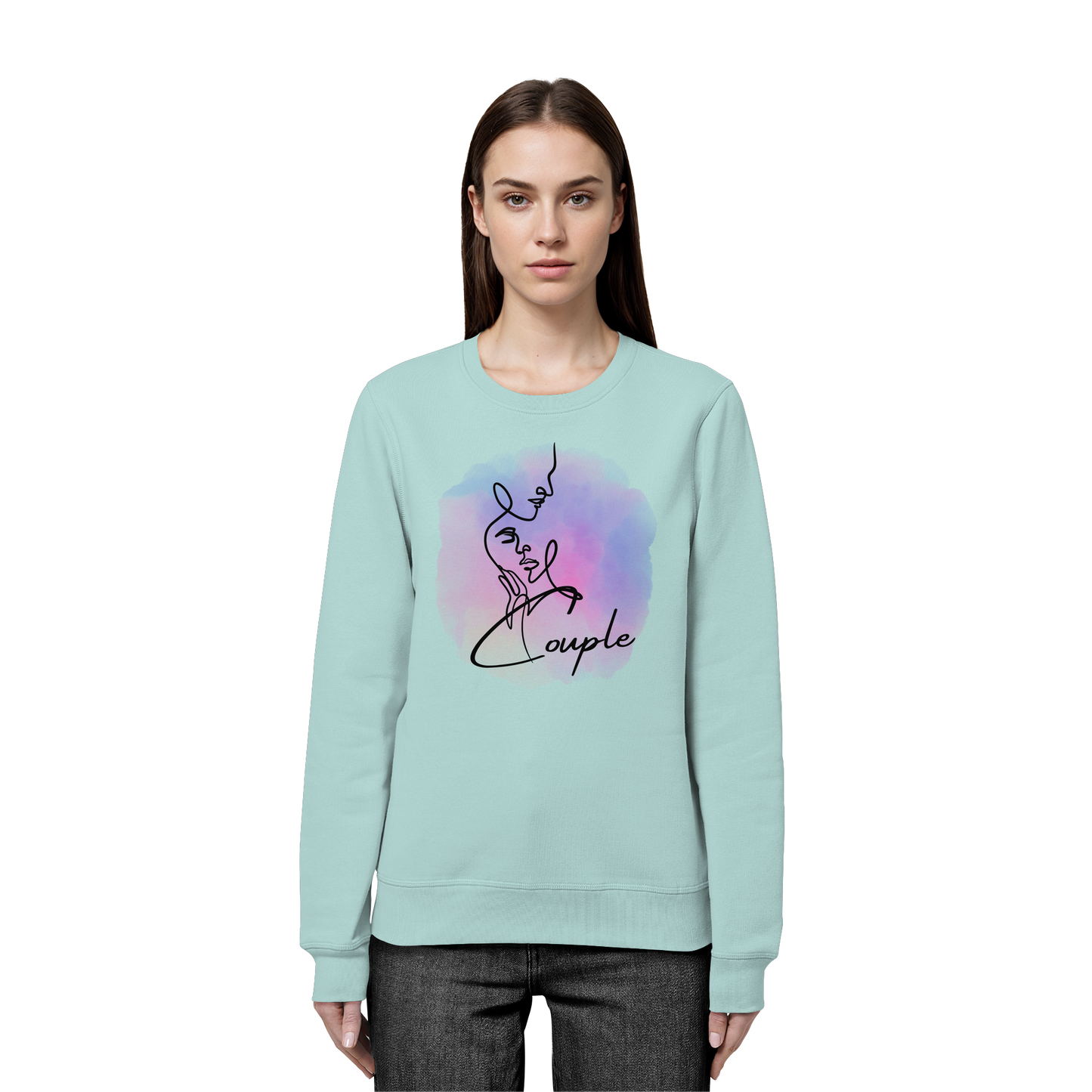 COUPLELINES! - Organic Basic Unisex Sweatshirt