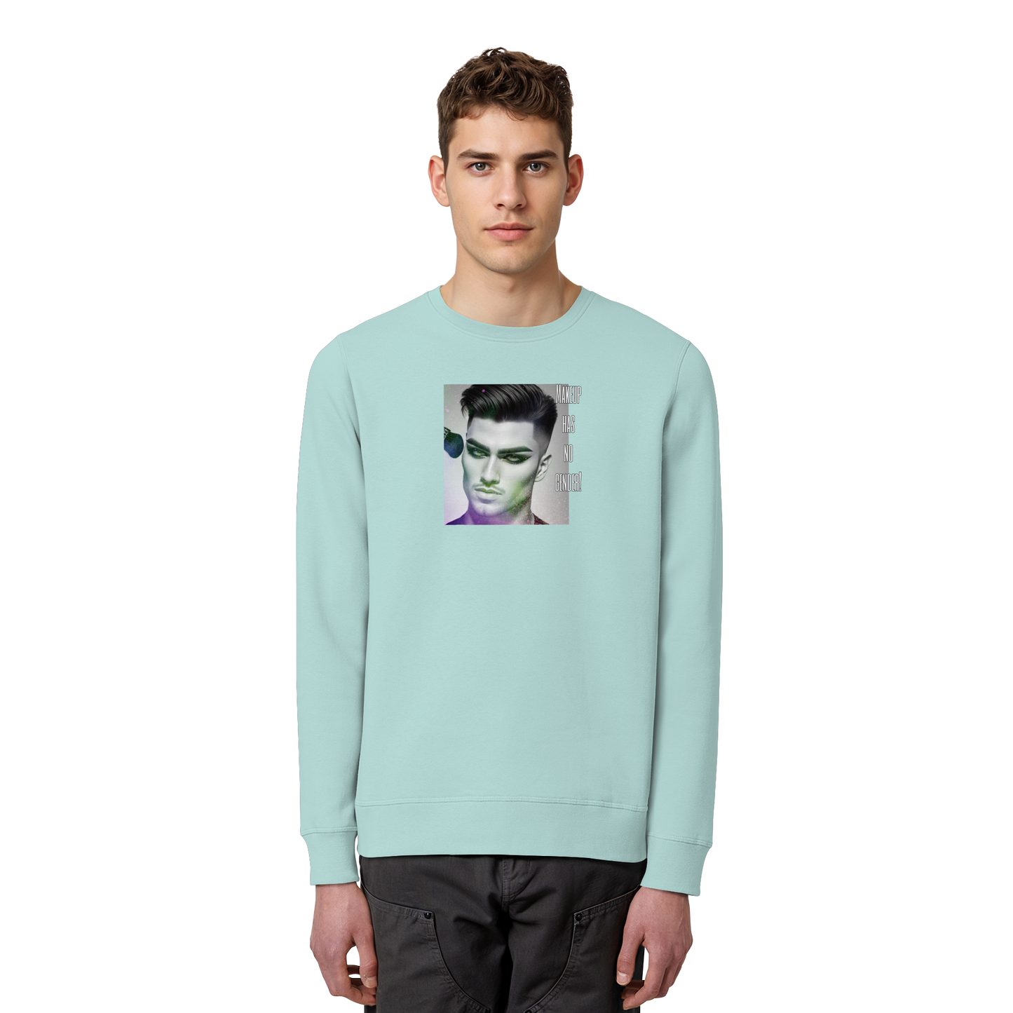 MAKEUPHASNOGENDER! - Organic Basic Unisex Sweatshirt